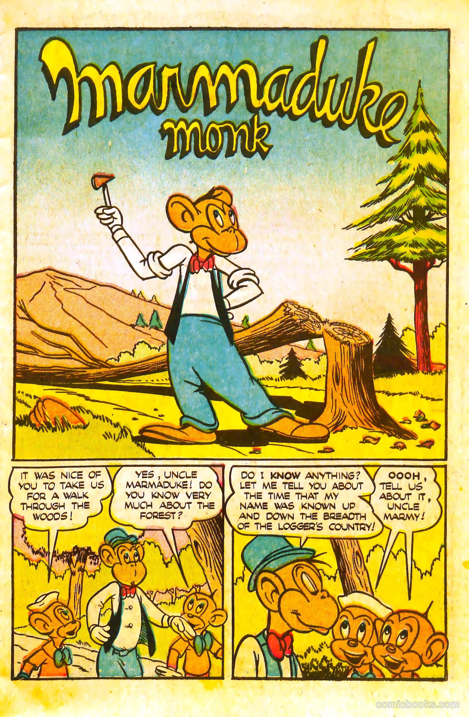 Marmaduke Monk #1 (1958) — page 3 of 36