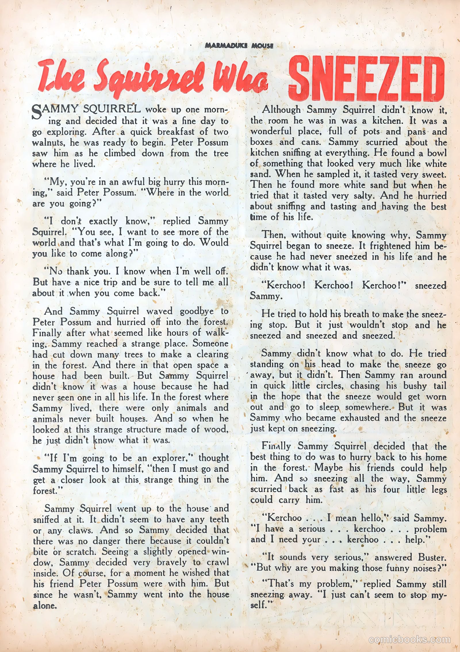 Marmaduke Mouse #23 (1951) — page 38 of 52
