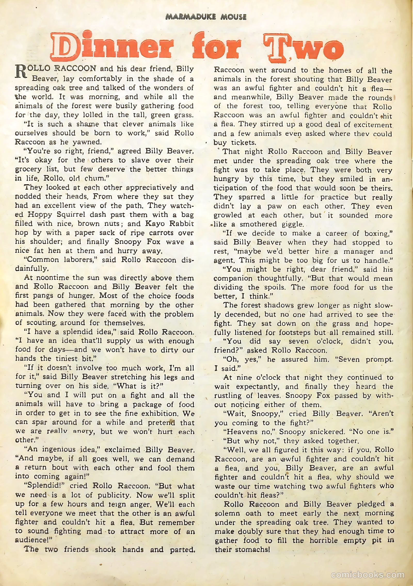 Marmaduke Mouse #27 (1951) — page 28 of 36