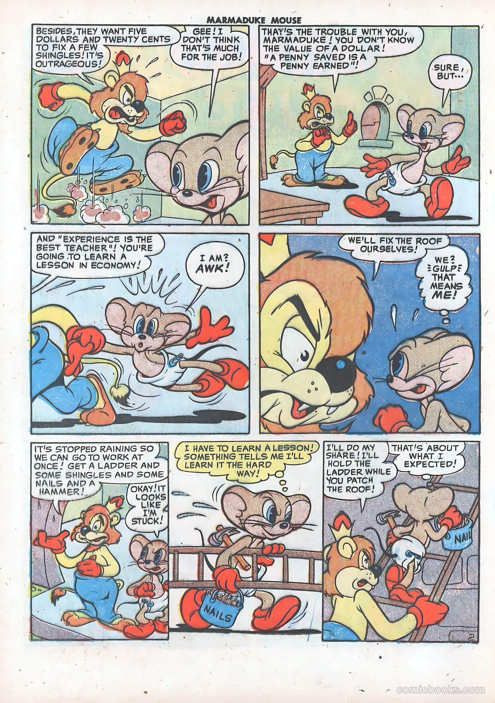 Marmaduke Mouse #28 (1952) — page 21 of 38