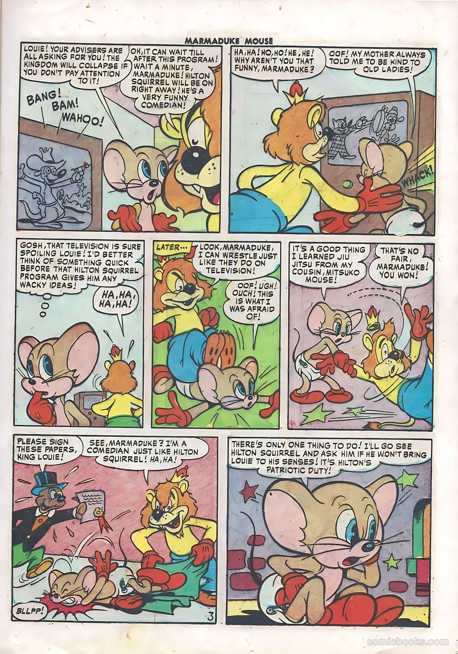 Marmaduke Mouse #29 (1952) — page 21 of 36