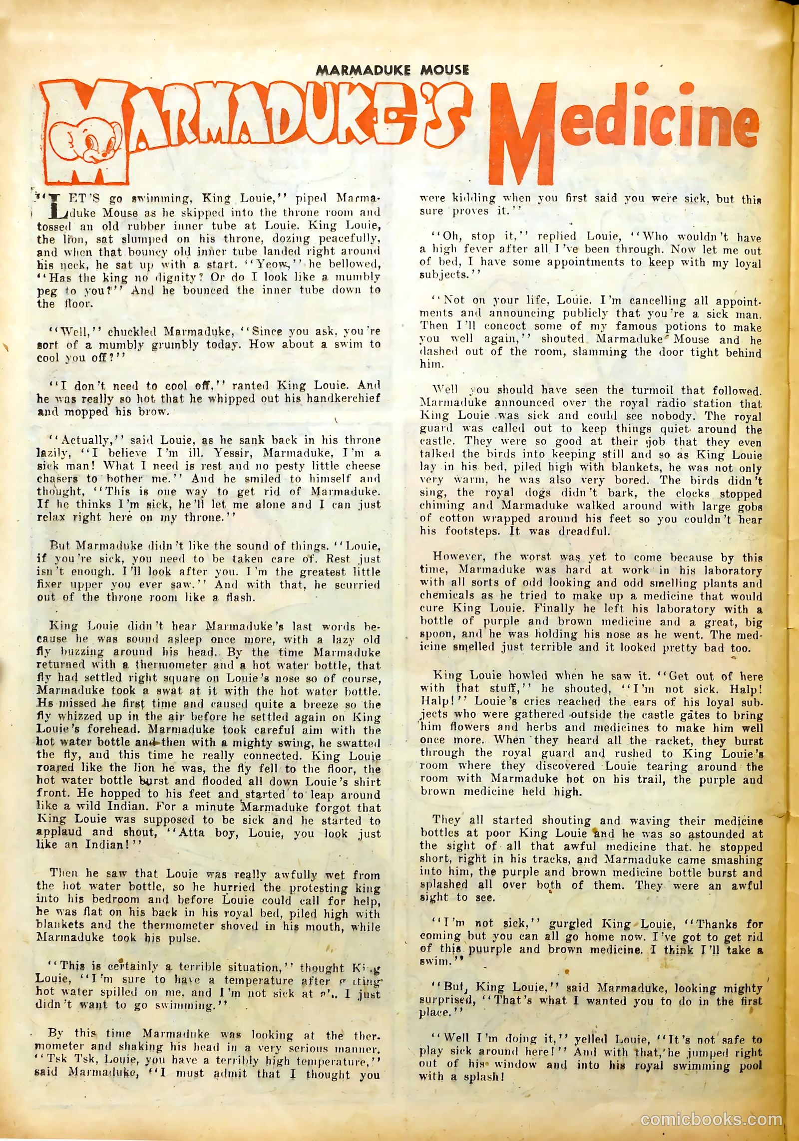 Marmaduke Mouse #32 (1952) — page 24 of 36