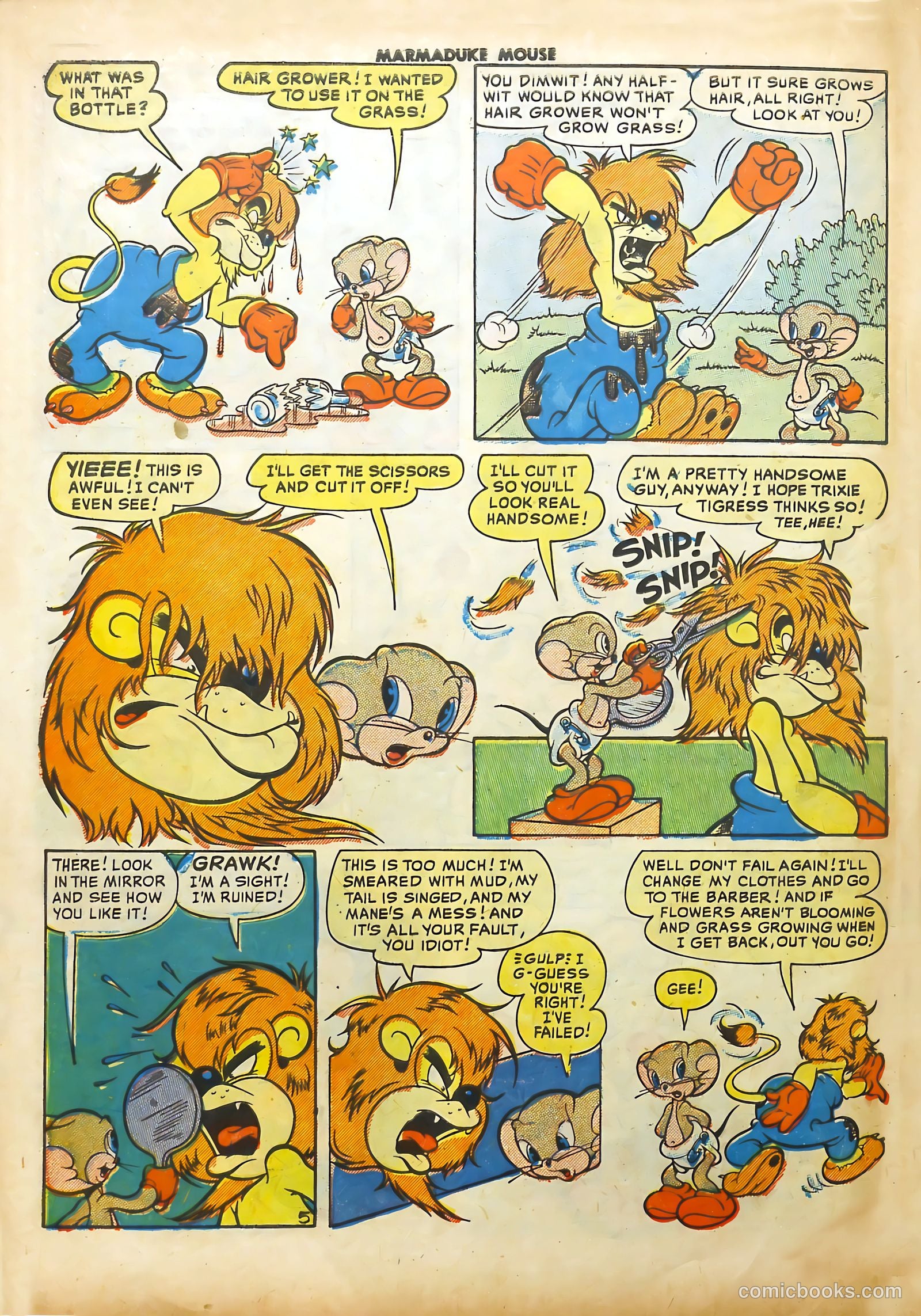 Marmaduke Mouse #32 (1952) — page 30 of 36