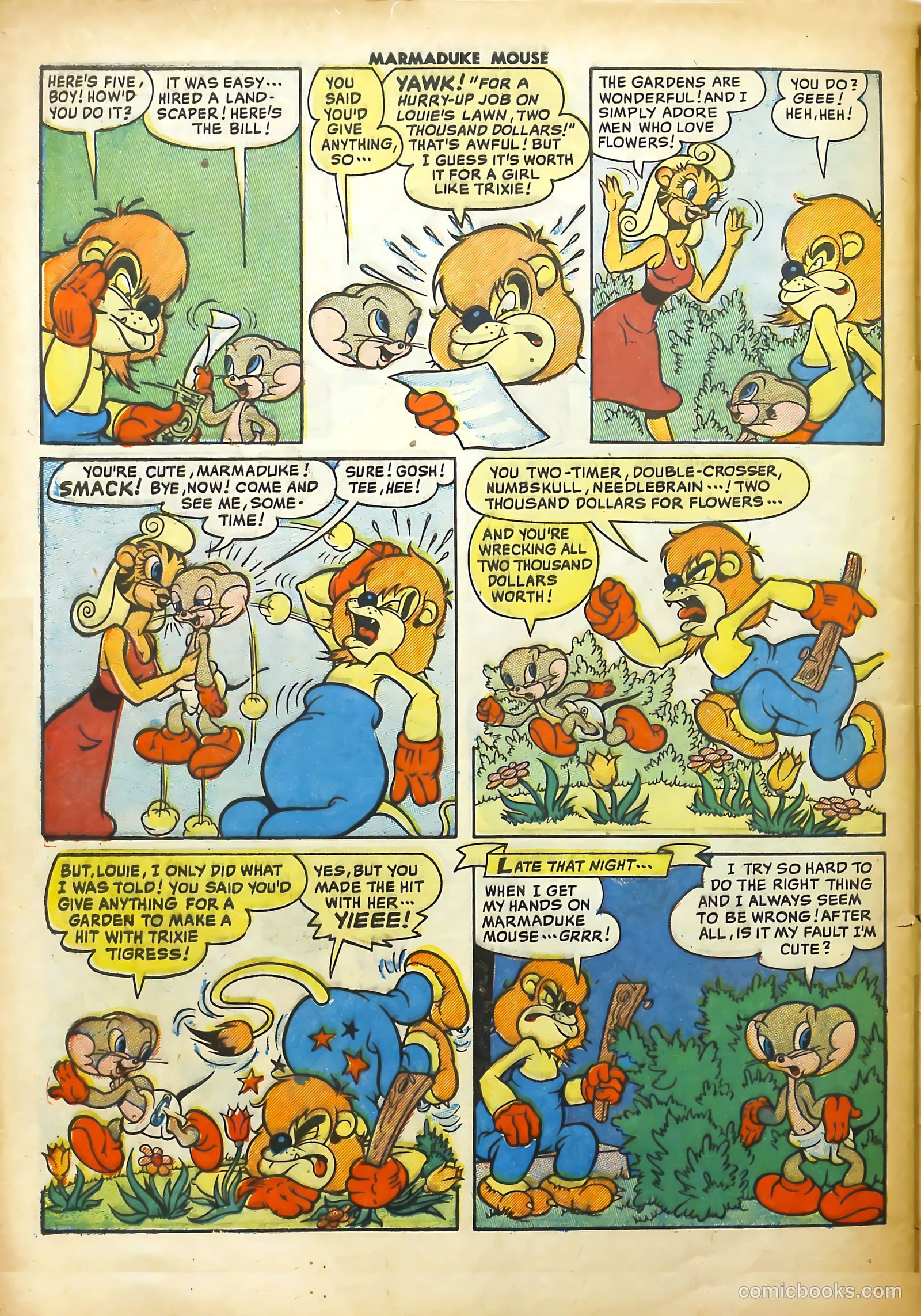 Marmaduke Mouse #32 (1952) — page 32 of 36
