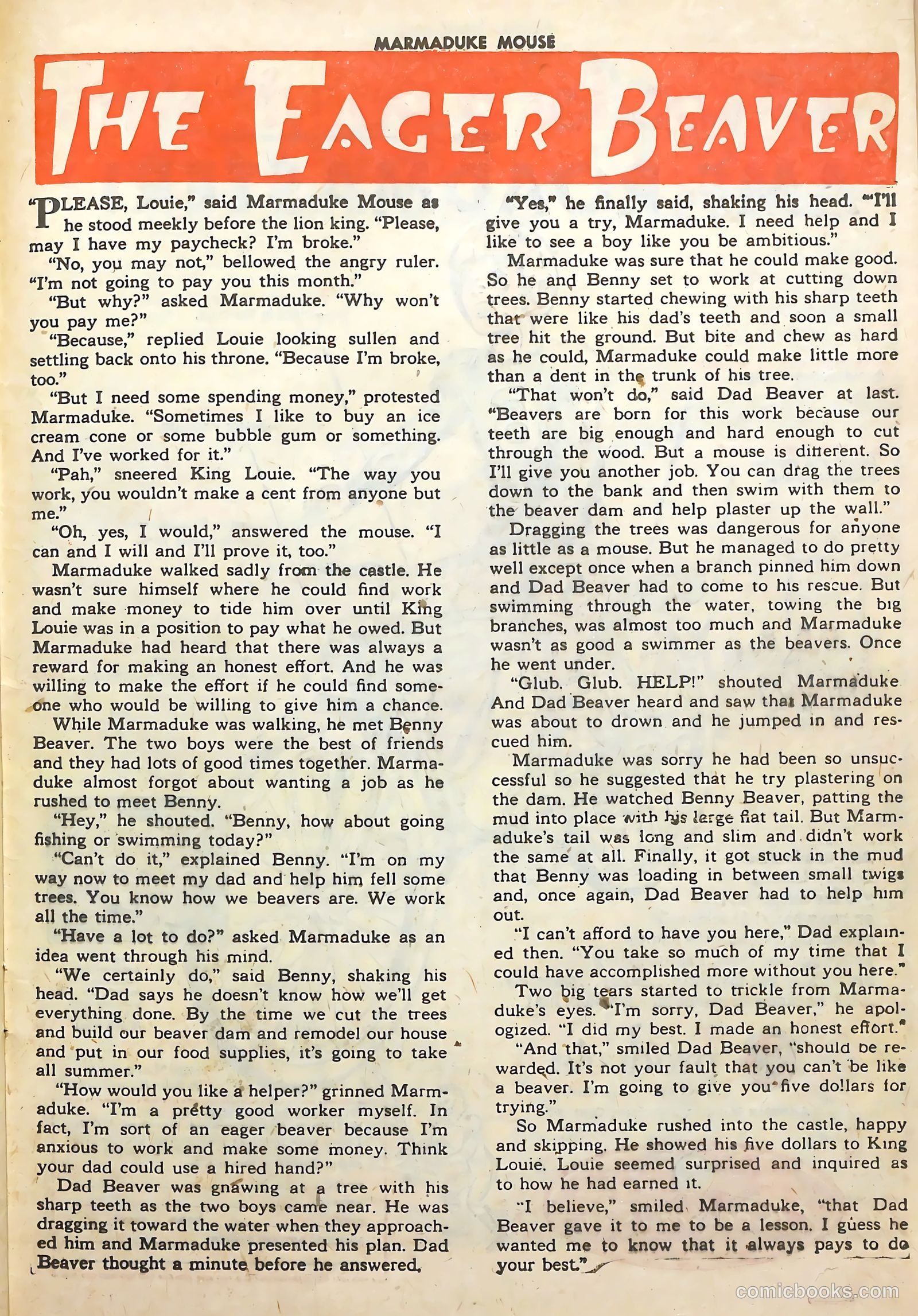 Marmaduke Mouse #42 (1953) — page 25 of 36