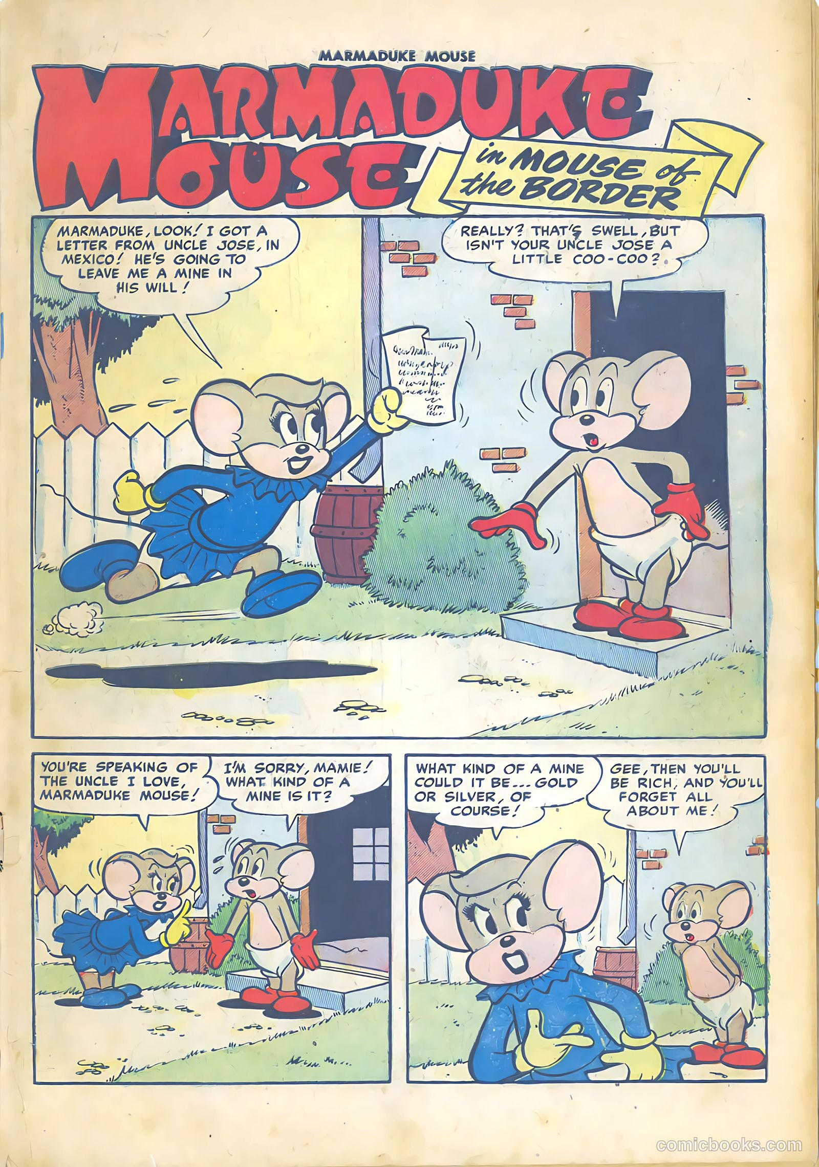 Marmaduke Mouse #44 (1954) — page 3 of 36