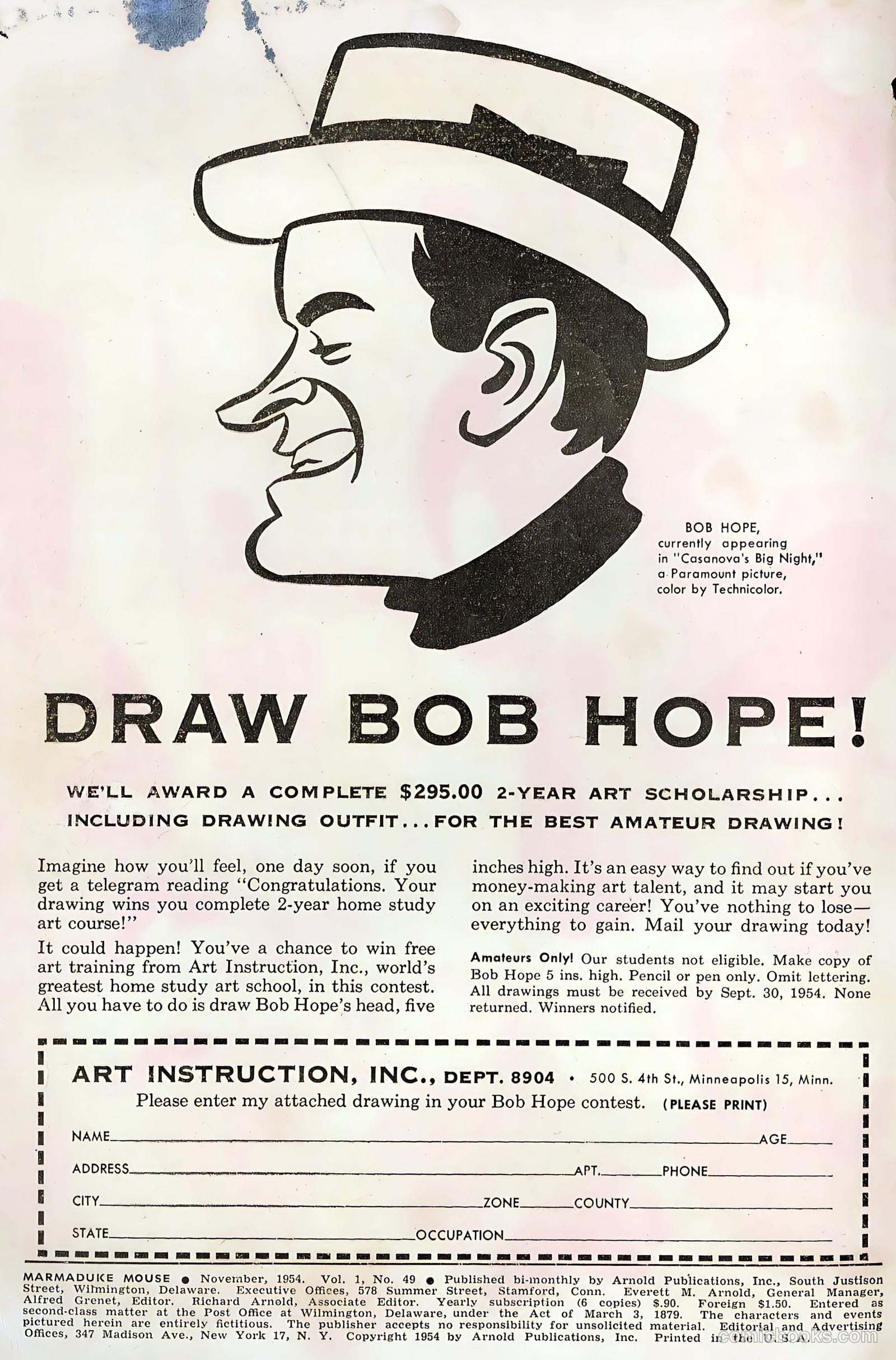 Marmaduke Mouse #49 (1954) — page 2 of 36