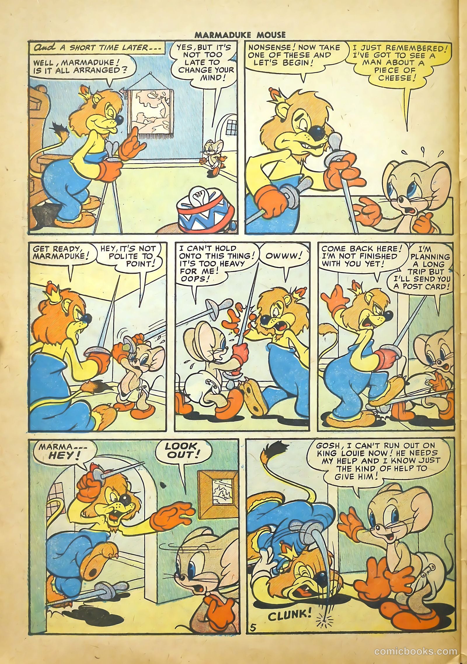Marmaduke Mouse #51 (1955) — page 30 of 36
