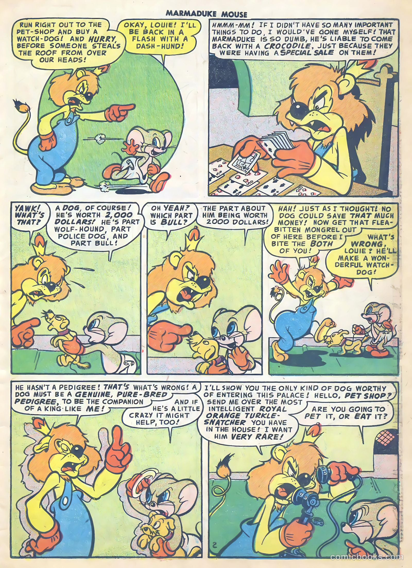 Marmaduke Mouse #54 (1955) — page 27 of 36