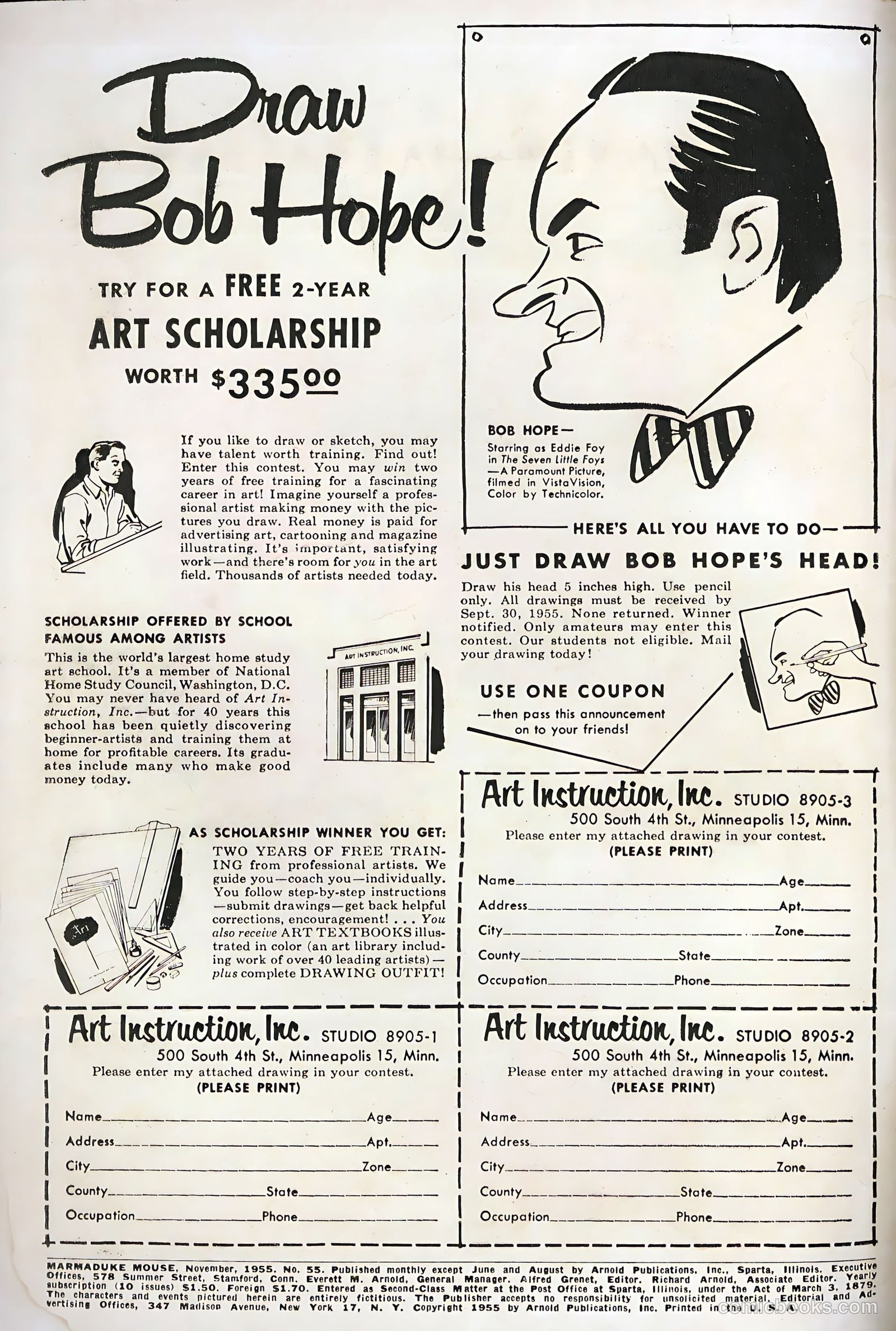 Marmaduke Mouse #55 (1955) — page 2 of 36