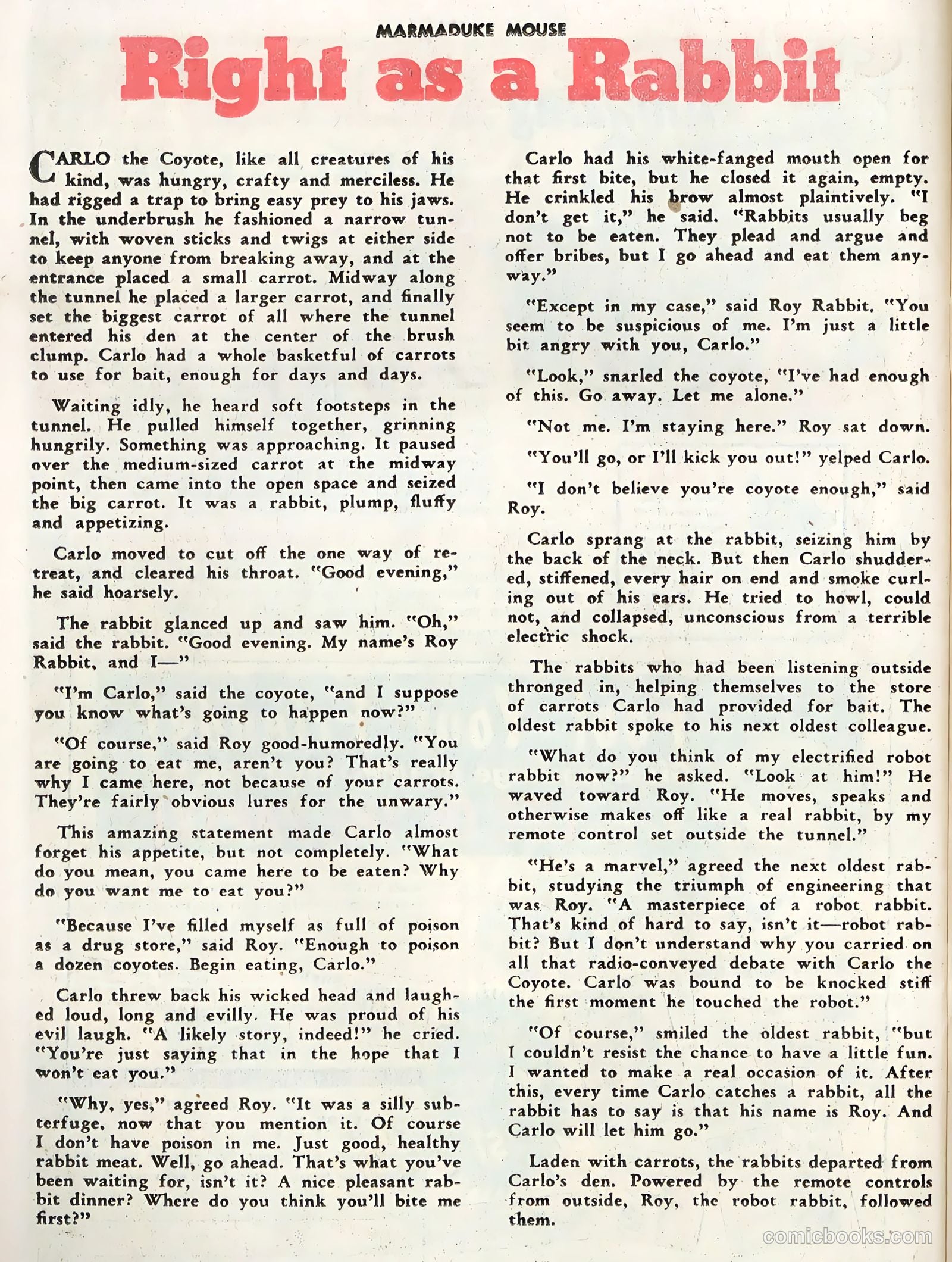 Marmaduke Mouse #55 (1955) — page 26 of 36