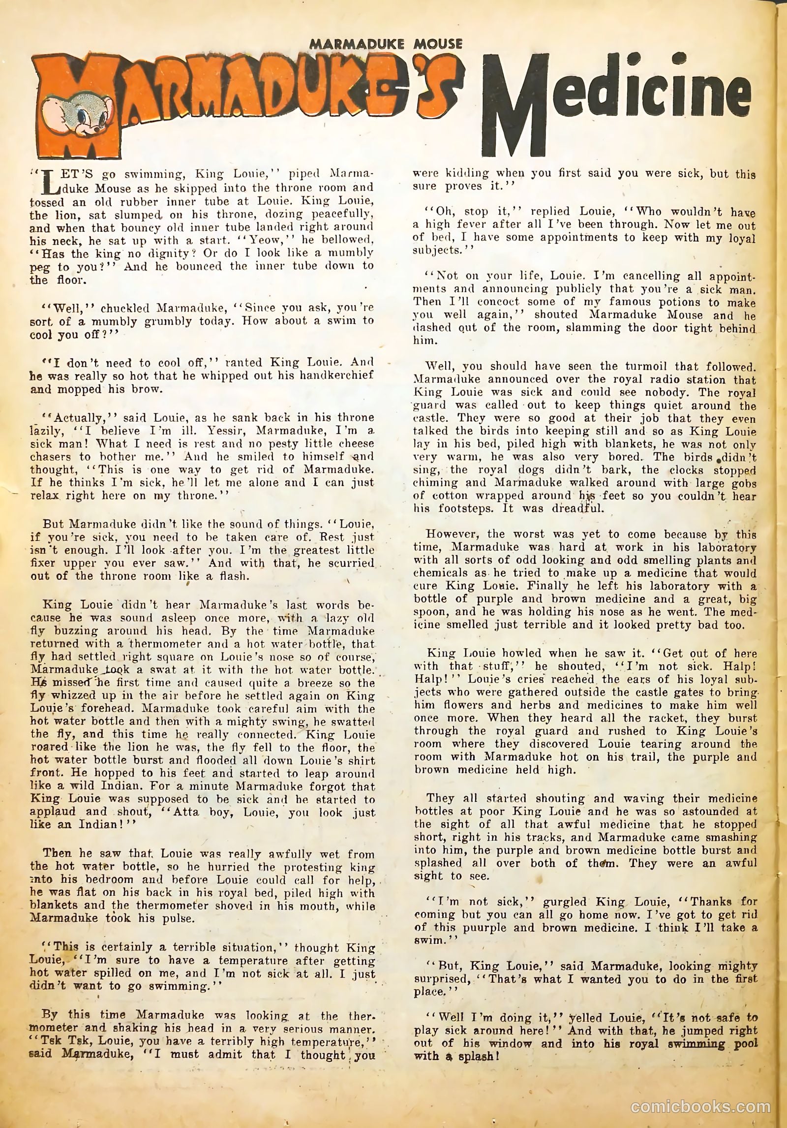 Marmaduke Mouse #57 (1956) — page 26 of 36