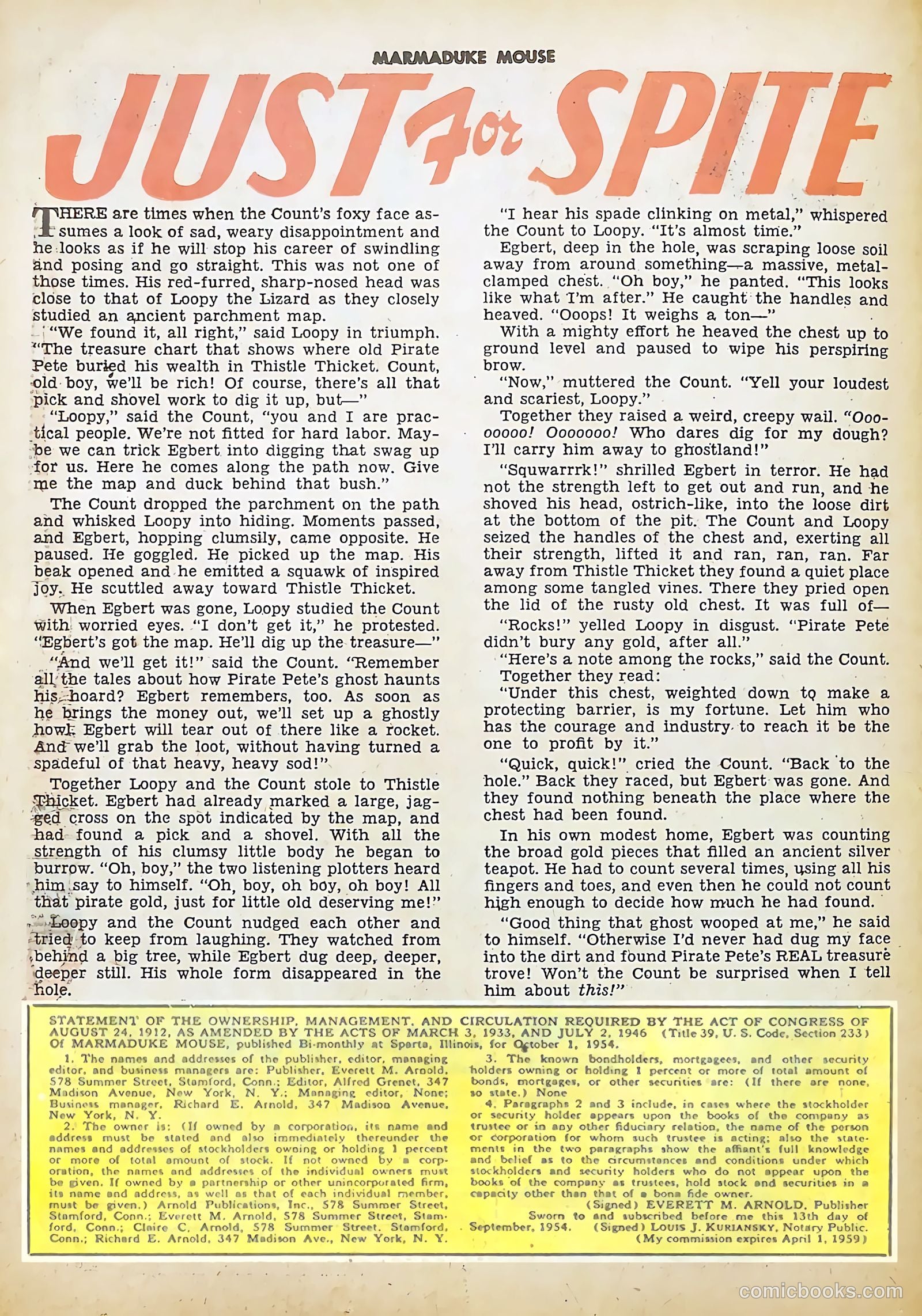 Marmaduke Mouse #60 (1956) — page 26 of 36