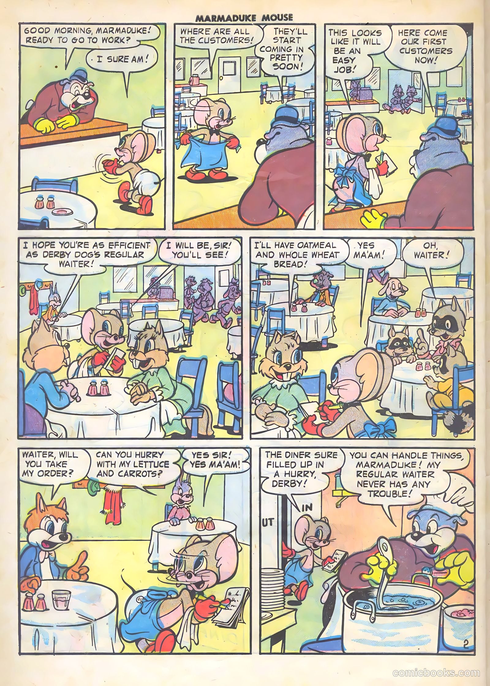 Marmaduke Mouse #65 (1956) — page 28 of 36