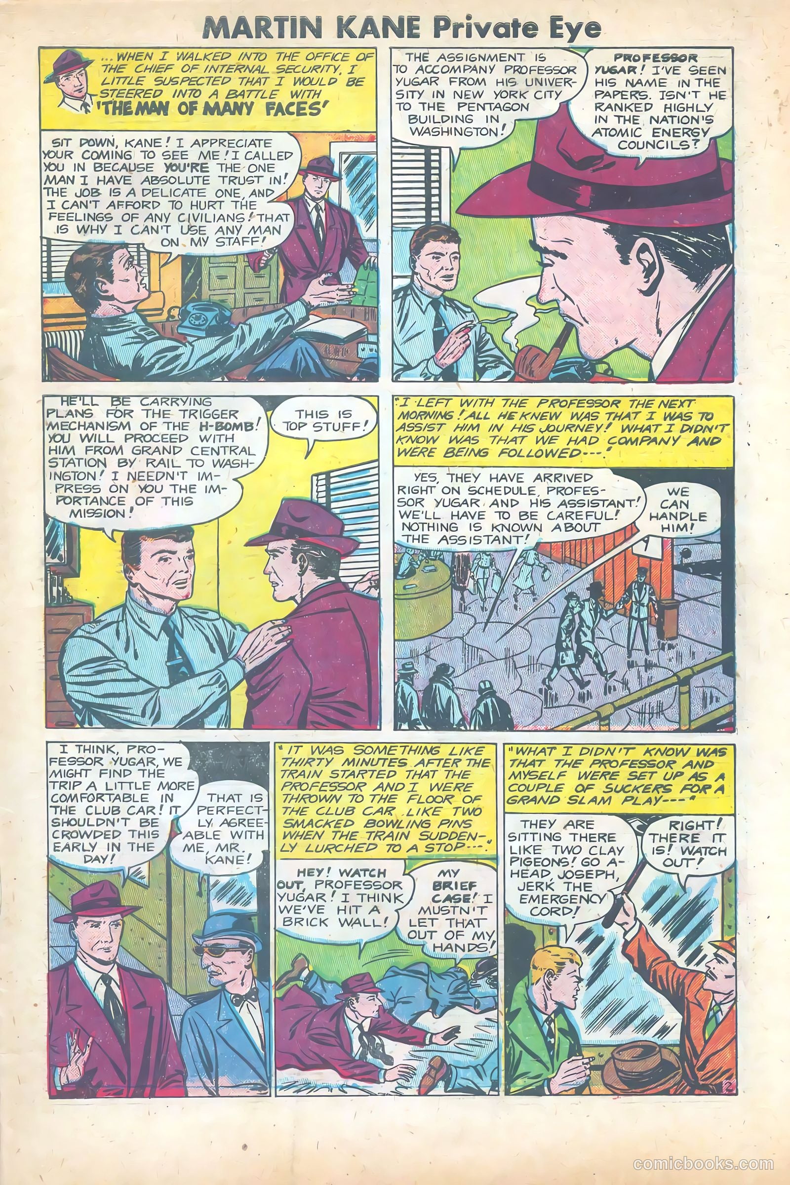 Martin Kane, Private Eye #2 (1950) — page 3 of 36