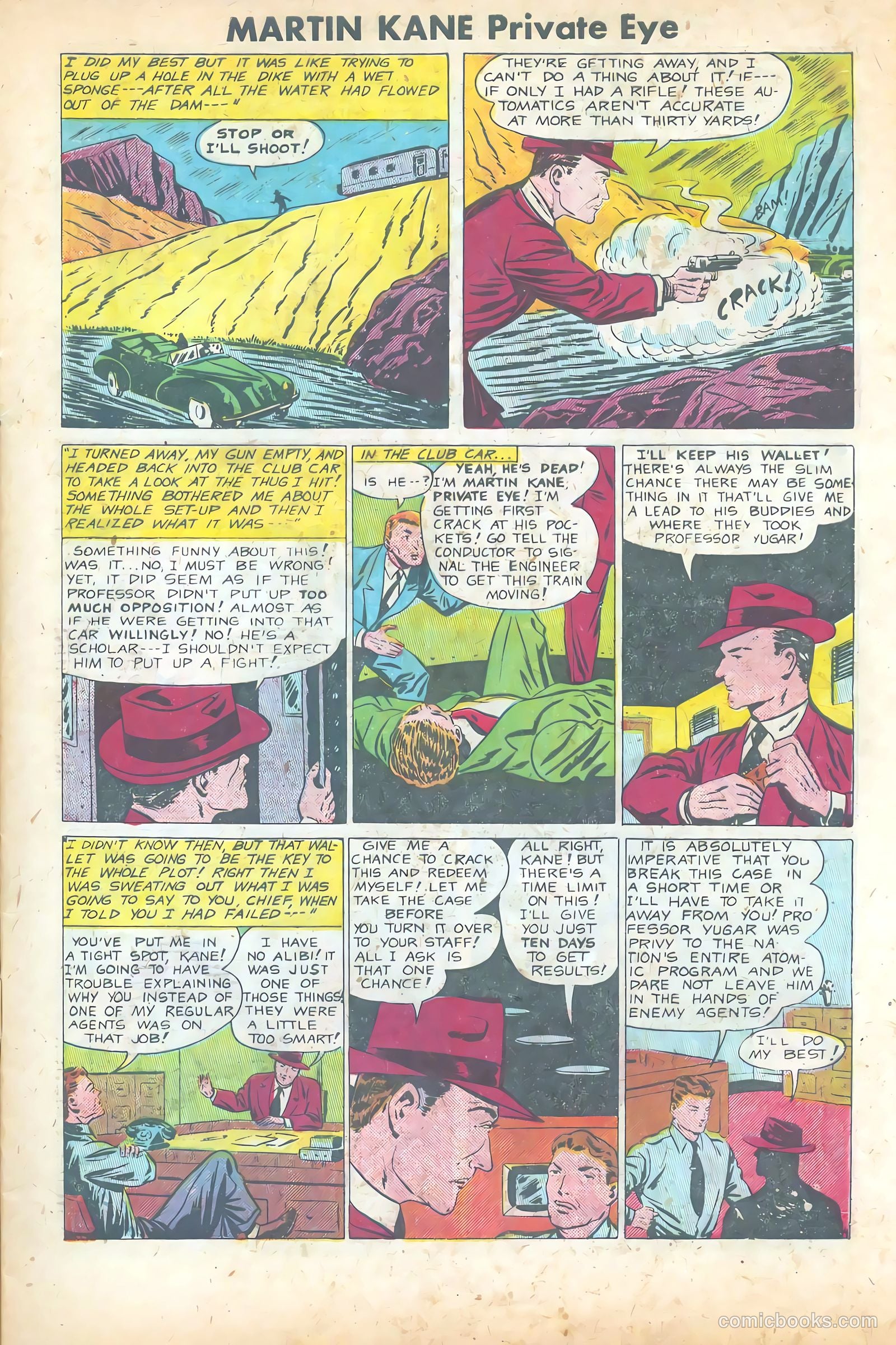 Martin Kane, Private Eye #2 (1950) — page 5 of 36