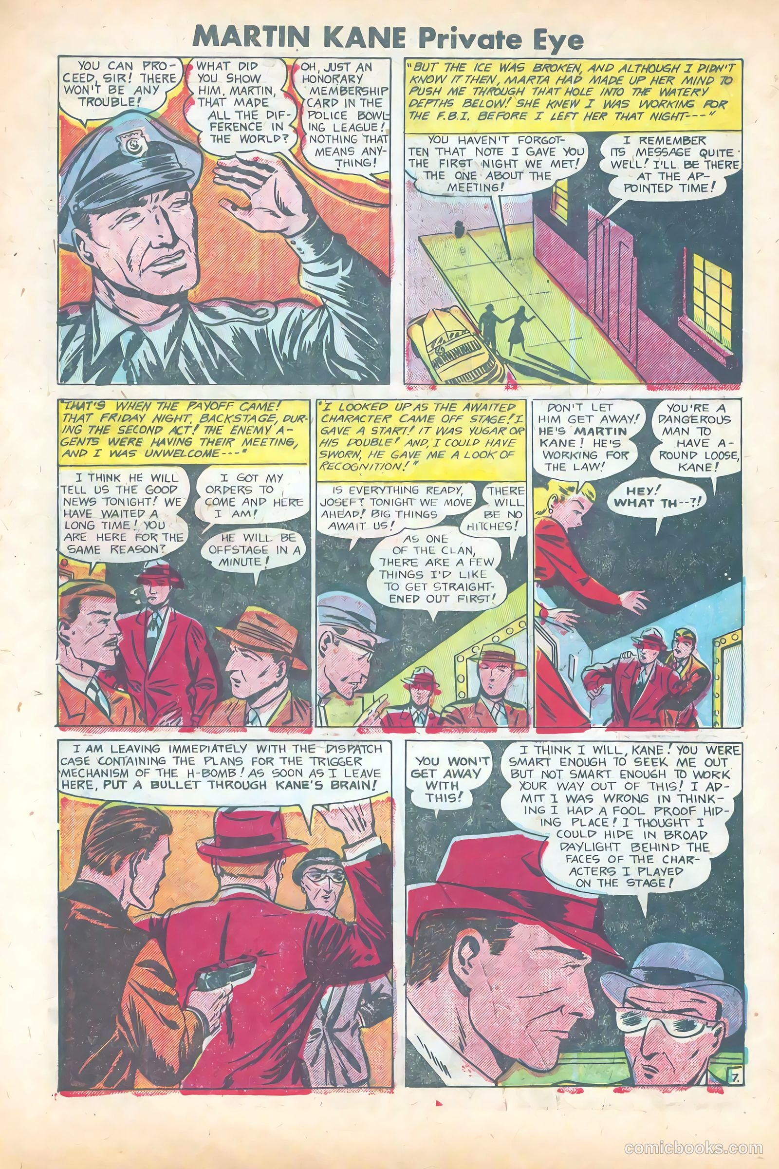 Martin Kane, Private Eye #2 (1950) — page 8 of 36