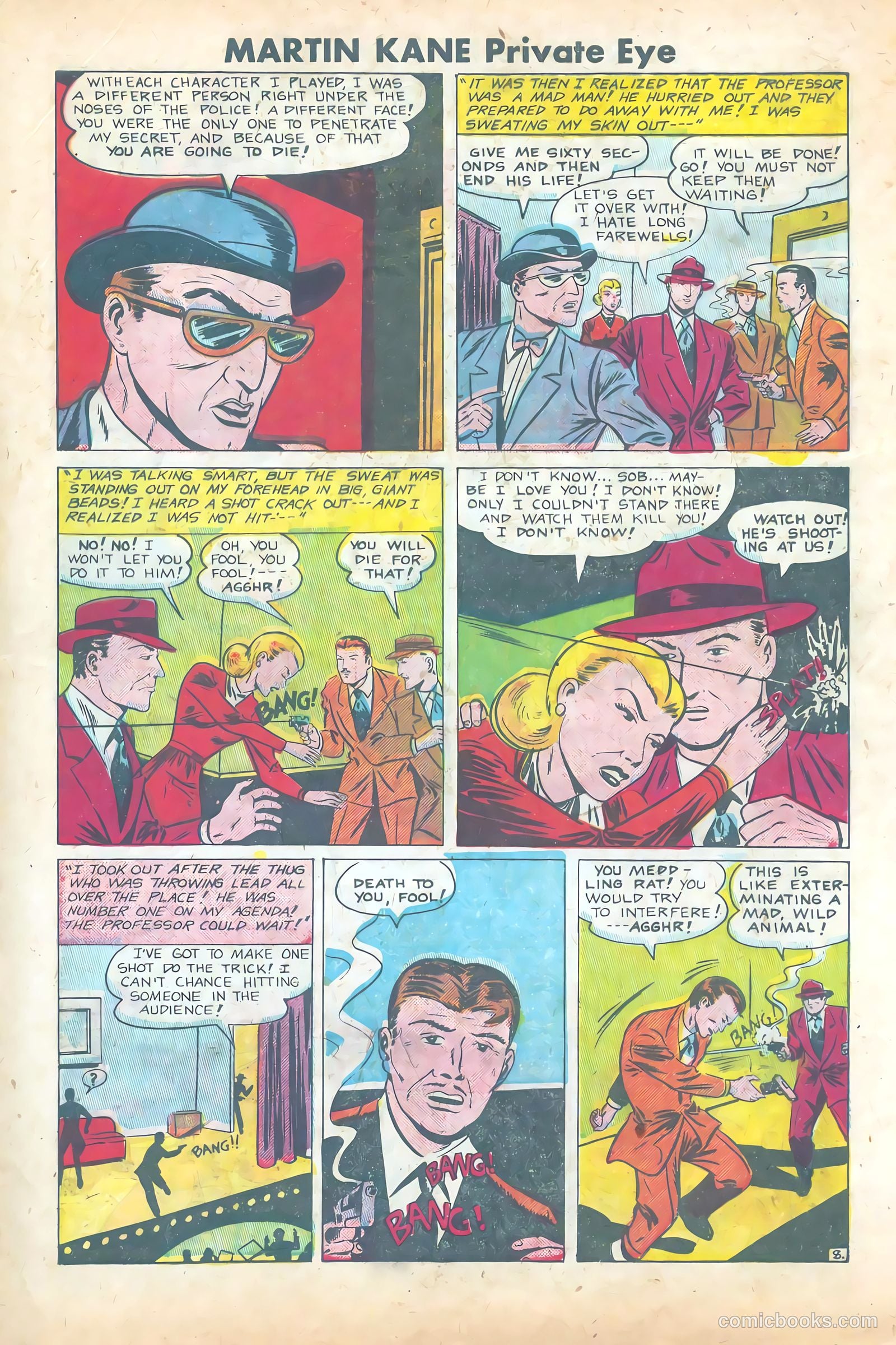 Martin Kane, Private Eye #2 (1950) — page 9 of 36