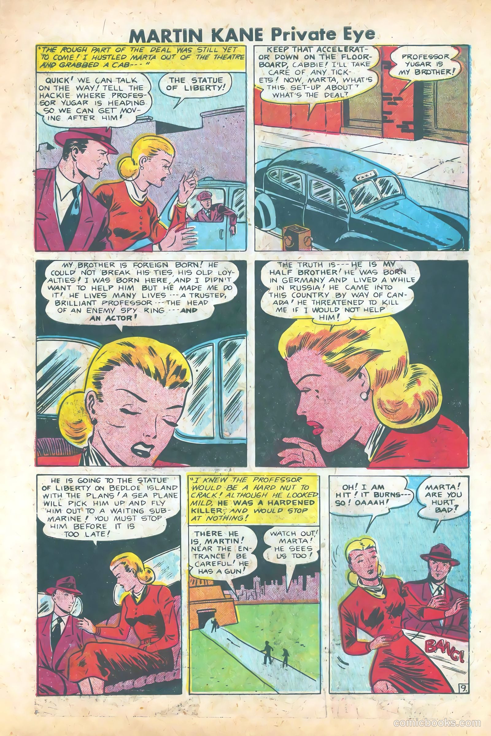 Martin Kane, Private Eye #2 (1950) — page 10 of 36