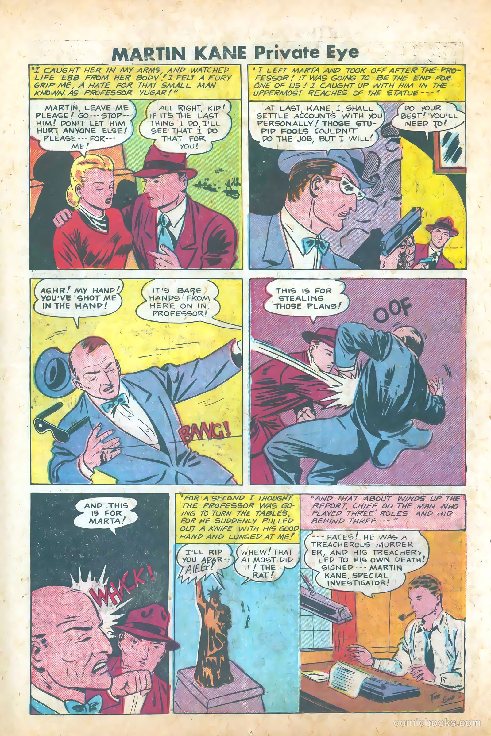 Martin Kane, Private Eye #2 (1950) — page 11 of 36