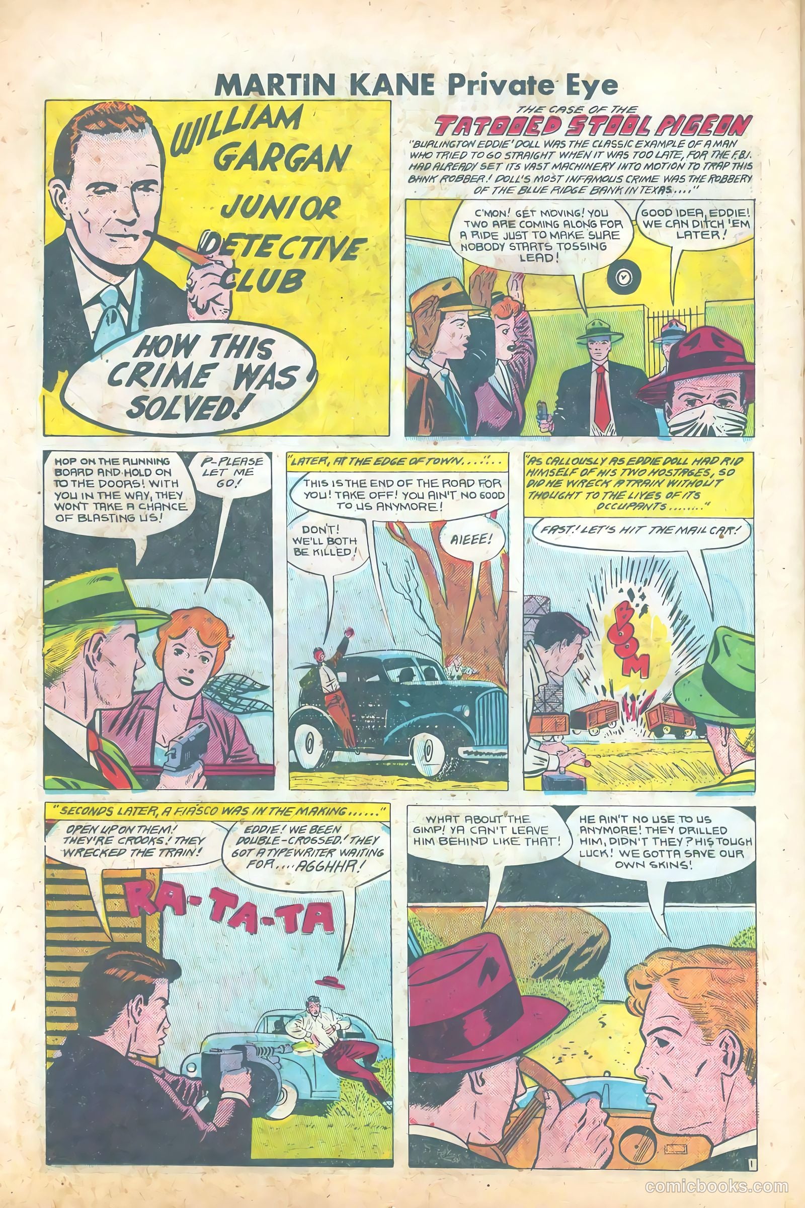 Martin Kane, Private Eye #2 (1950) — page 12 of 36