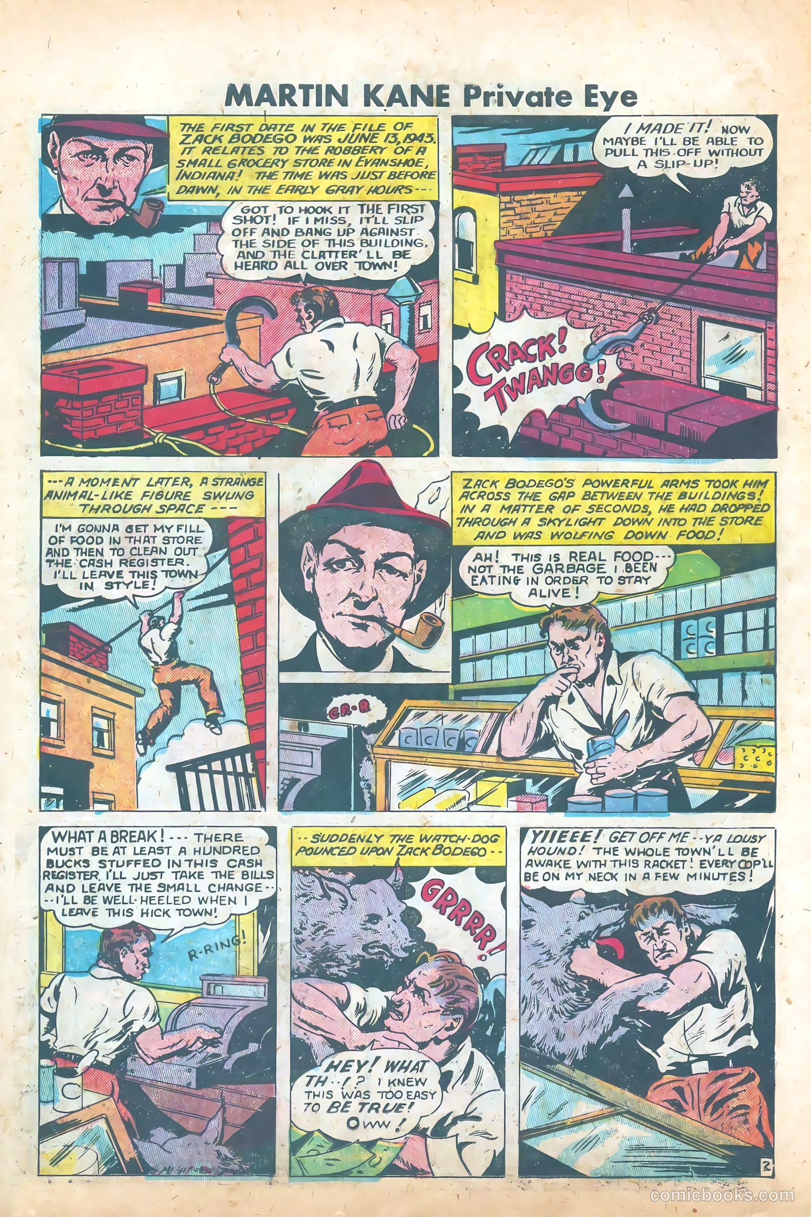 Martin Kane, Private Eye #2 (1950) — page 15 of 36