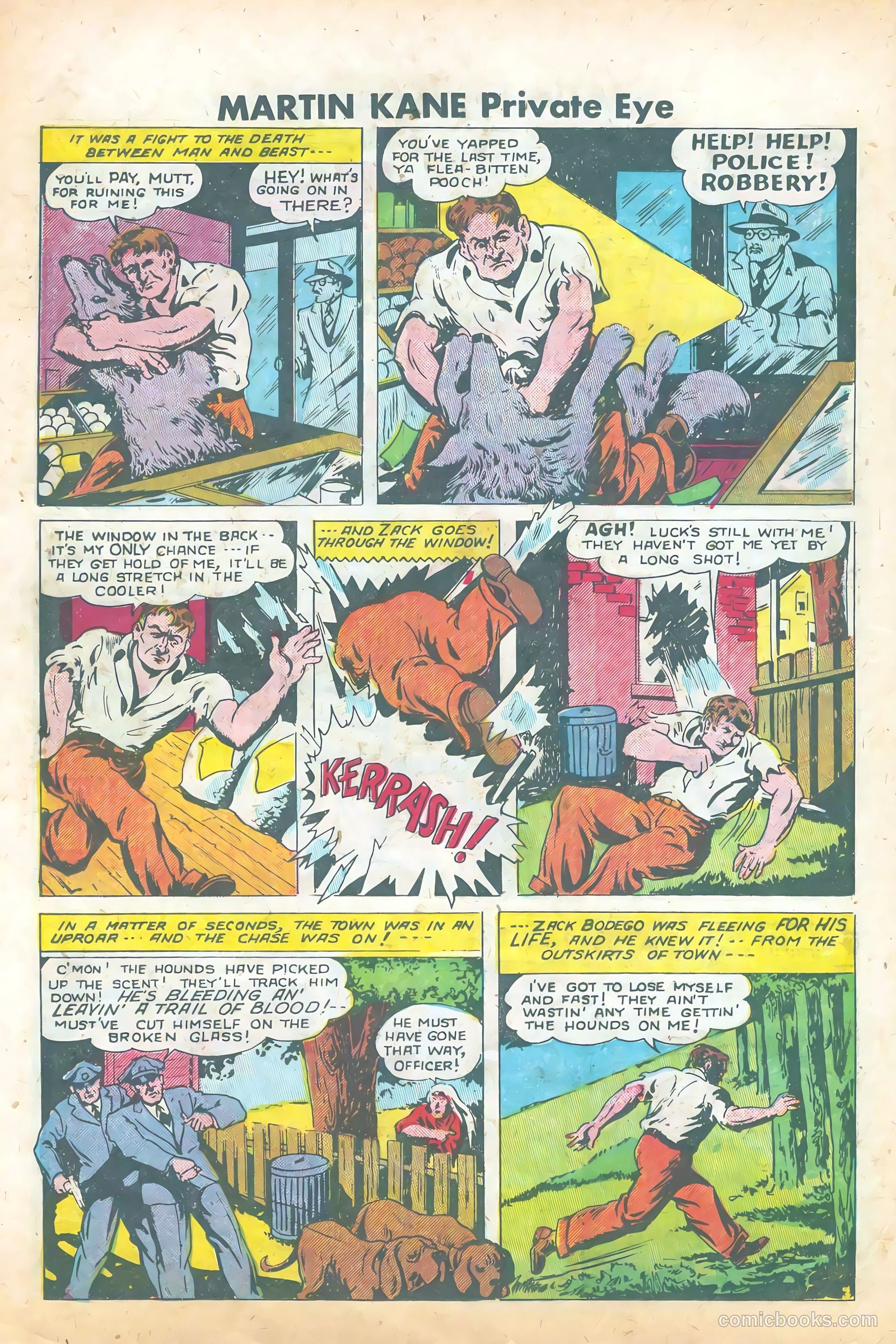 Martin Kane, Private Eye #2 (1950) — page 16 of 36