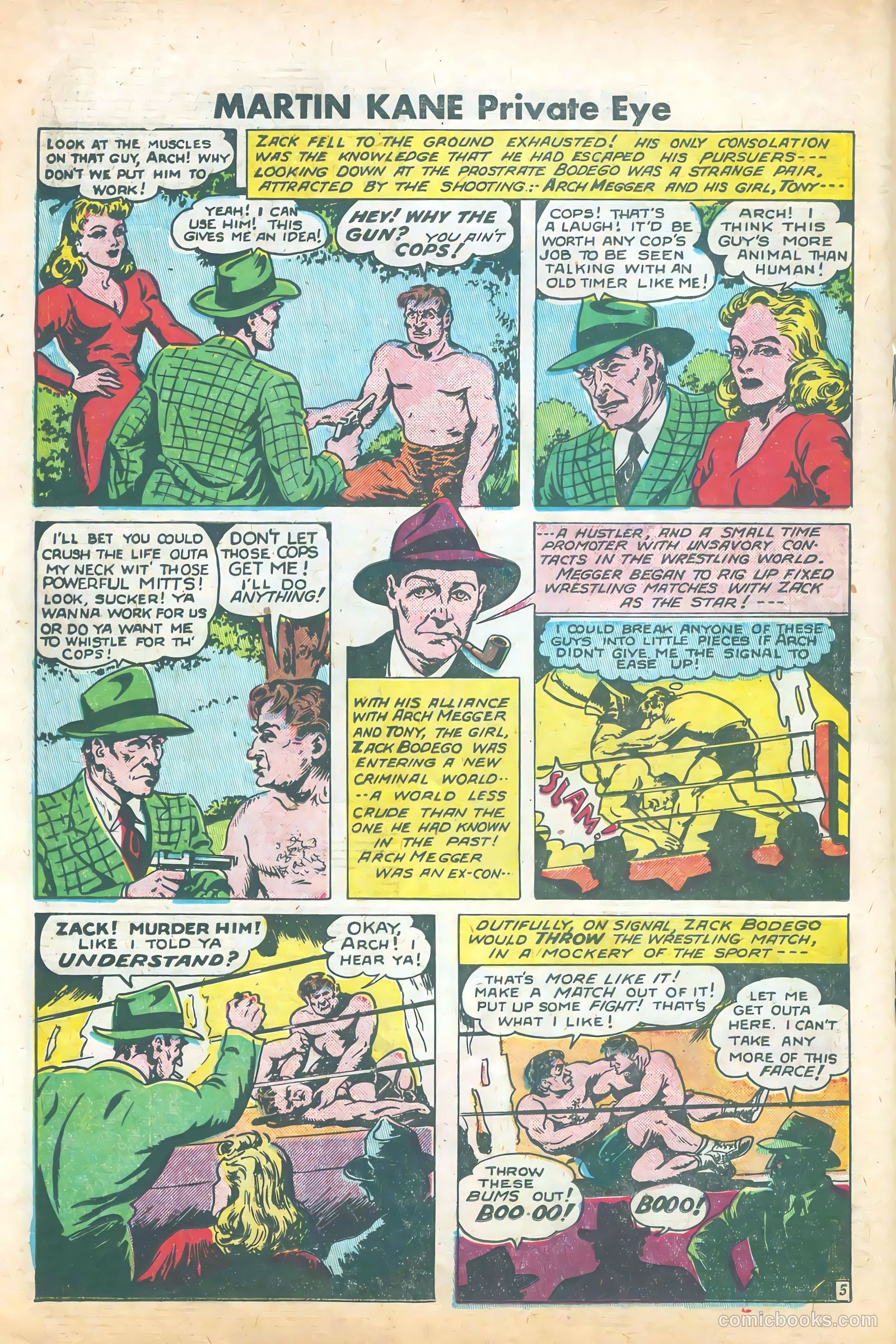 Martin Kane, Private Eye #2 (1950) — page 18 of 36