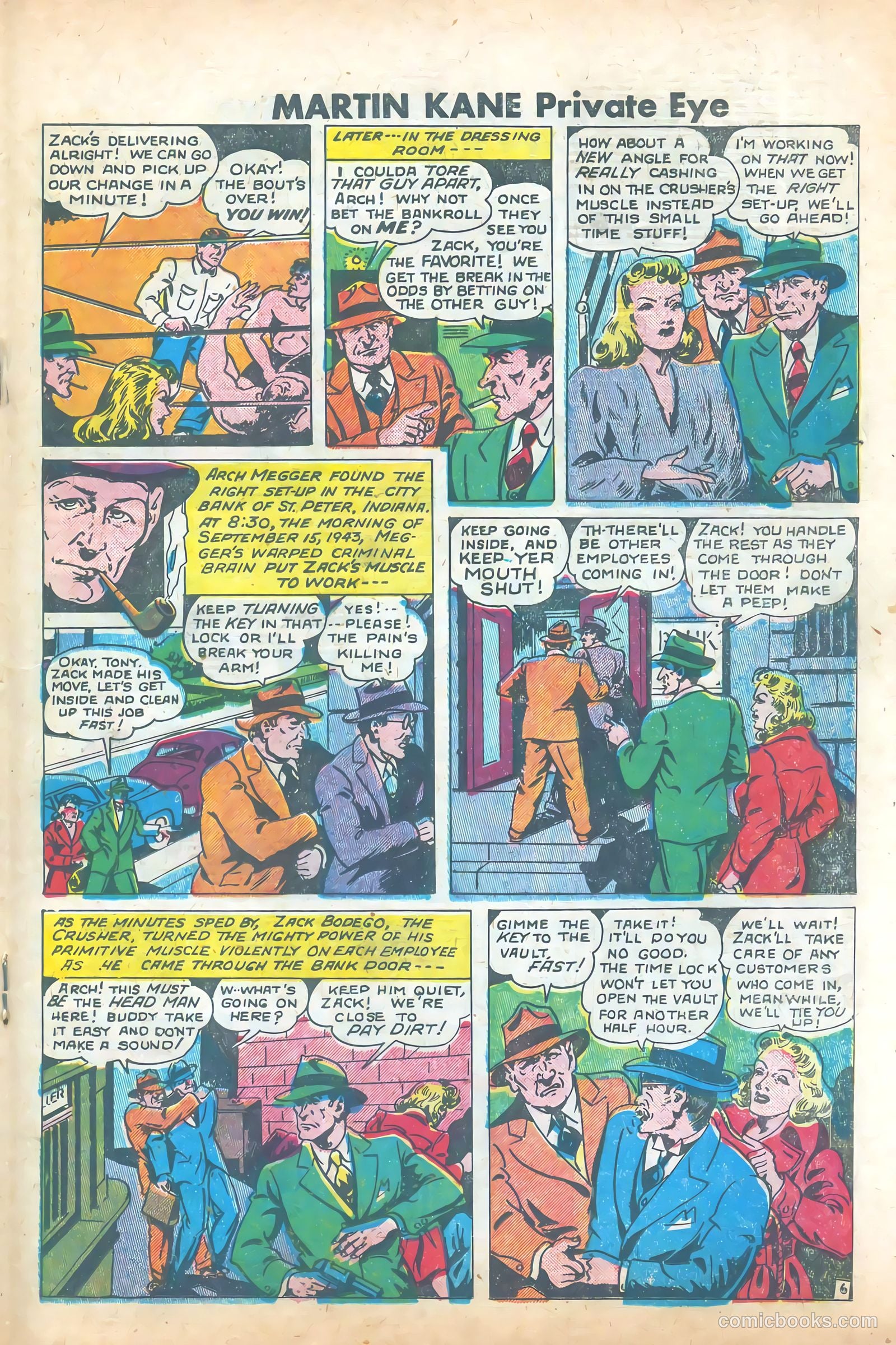 Martin Kane, Private Eye #2 (1950) — page 19 of 36
