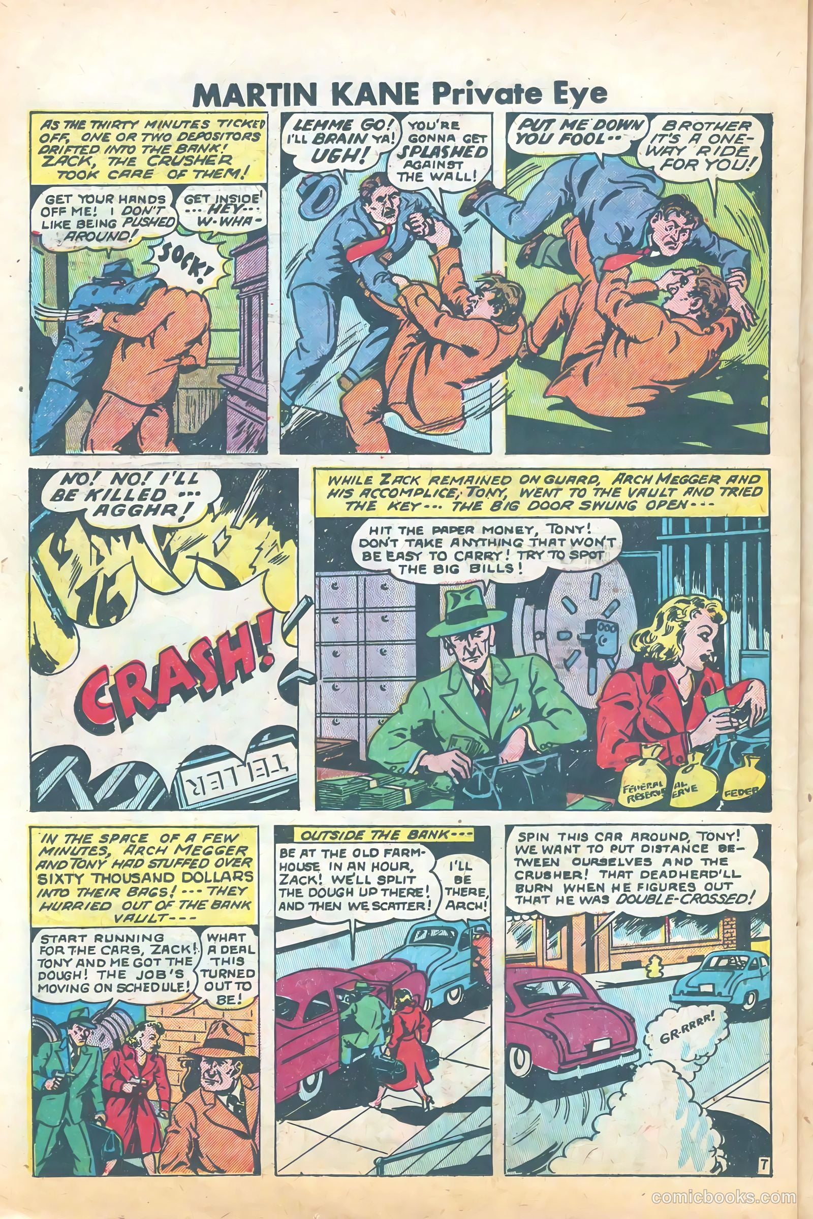 Martin Kane, Private Eye #2 (1950) — page 20 of 36