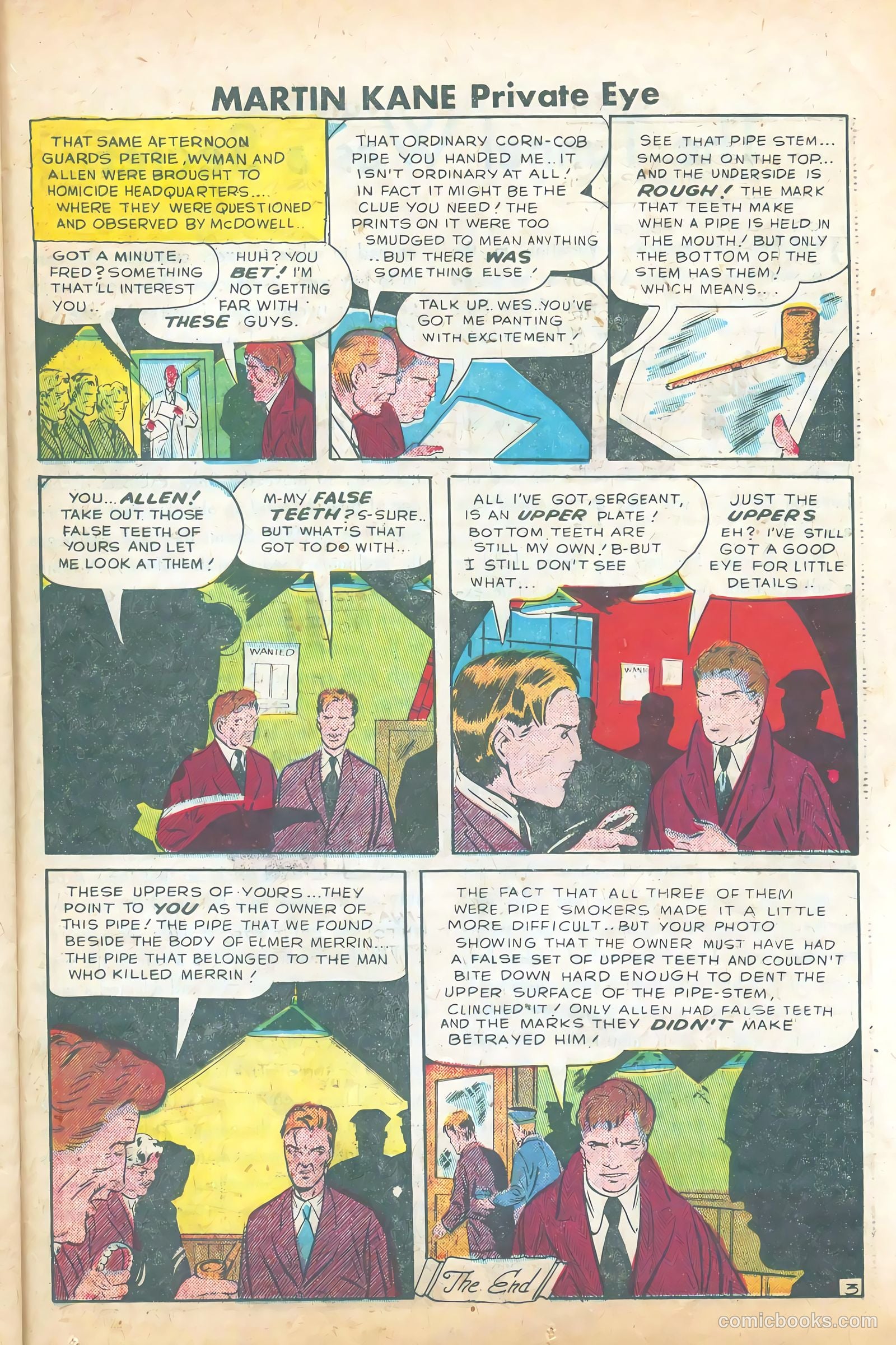 Martin Kane, Private Eye #2 (1950) — page 25 of 36