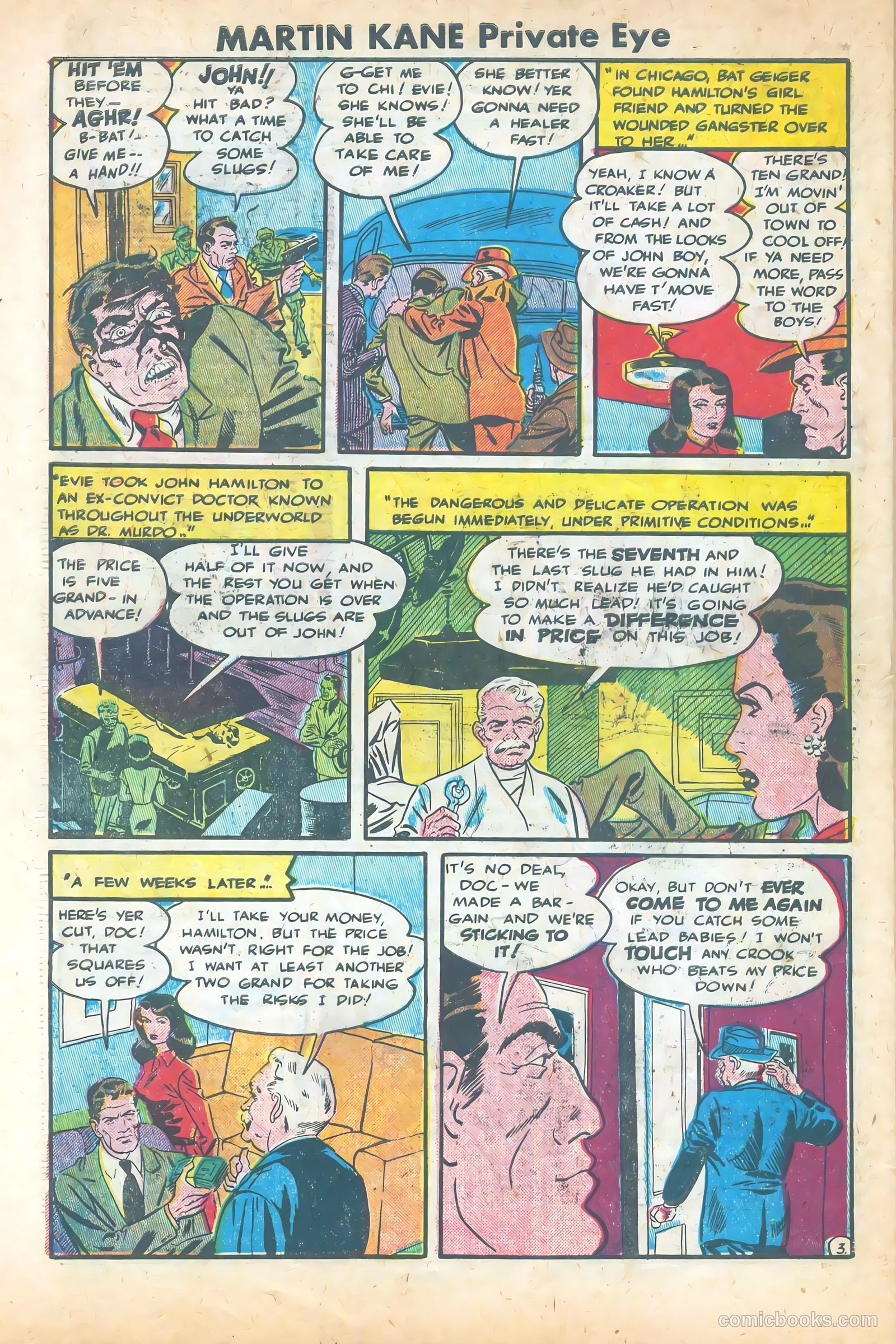 Martin Kane, Private Eye #2 (1950) — page 30 of 36