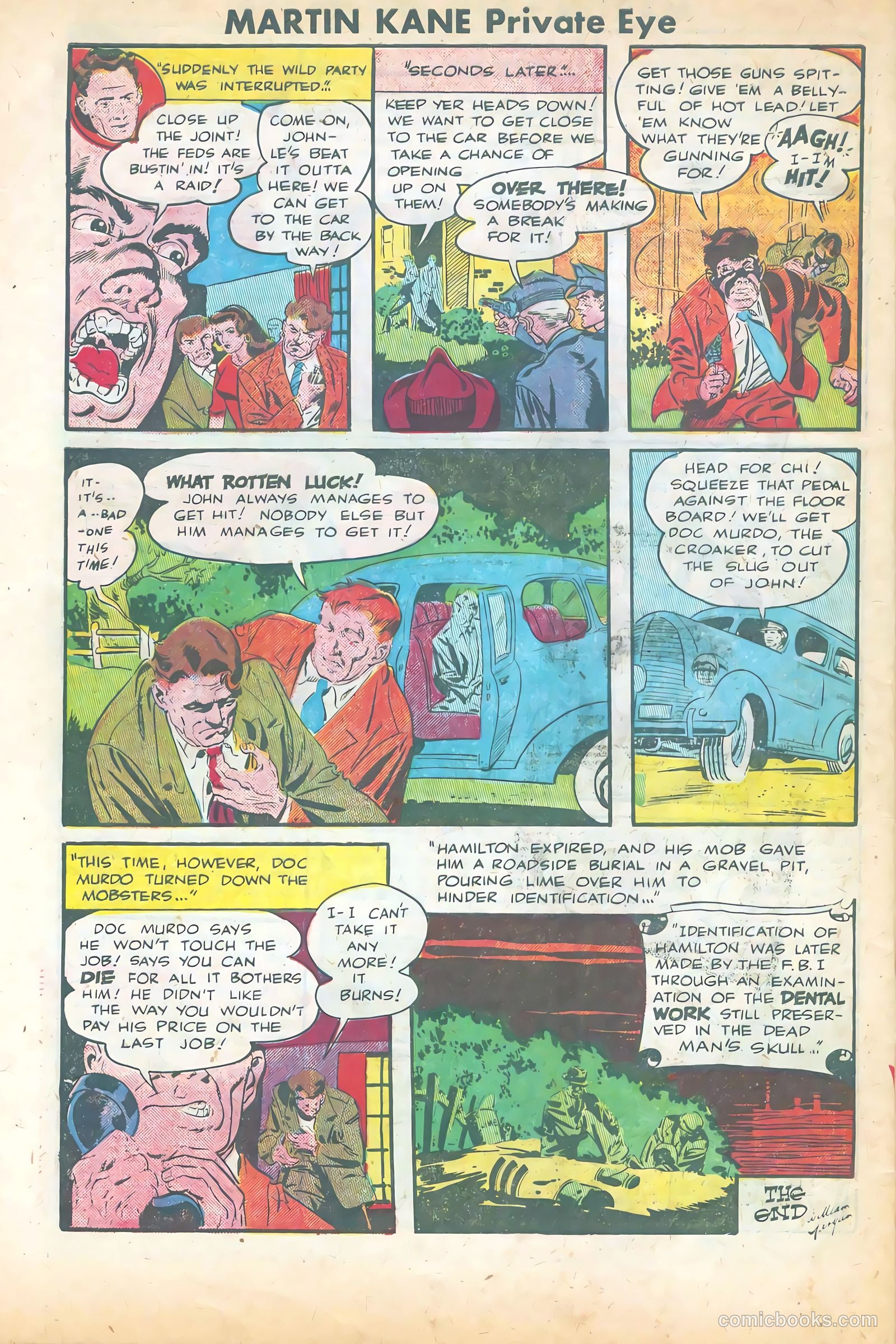 Martin Kane, Private Eye #2 (1950) — page 32 of 36