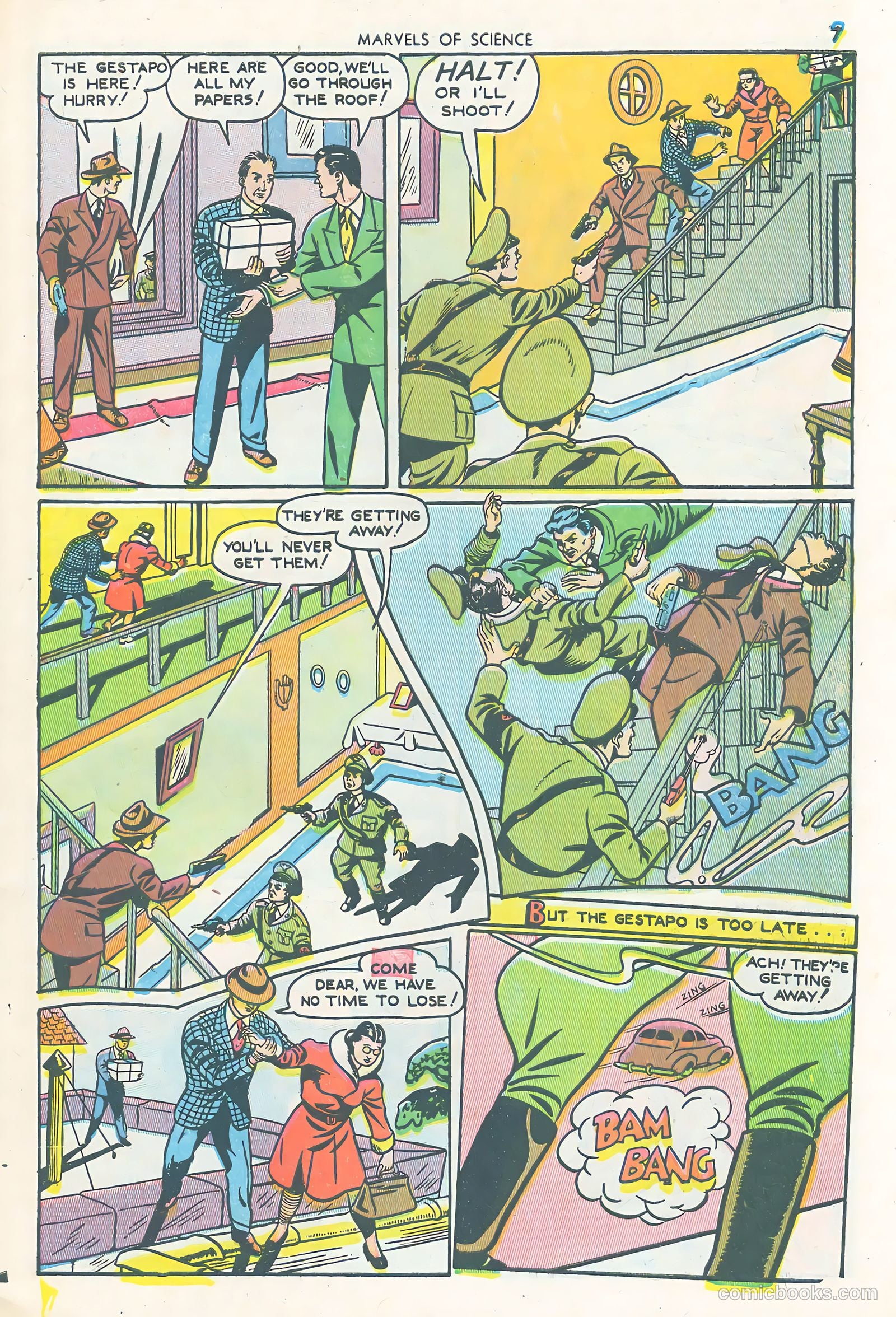 Marvels of Science #1 (1946) — page 9 of 52