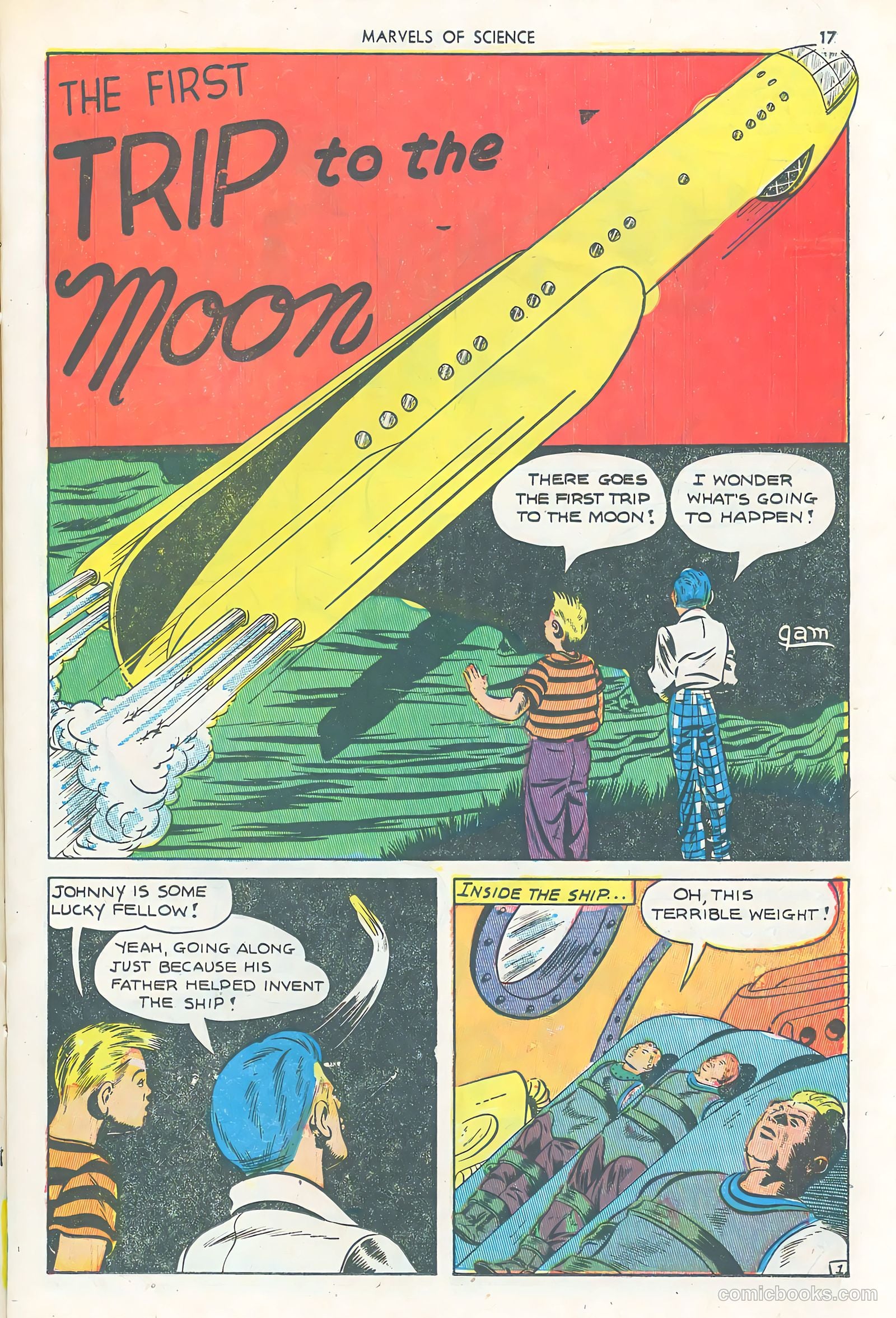 Marvels of Science #1 (1946) — page 19 of 52