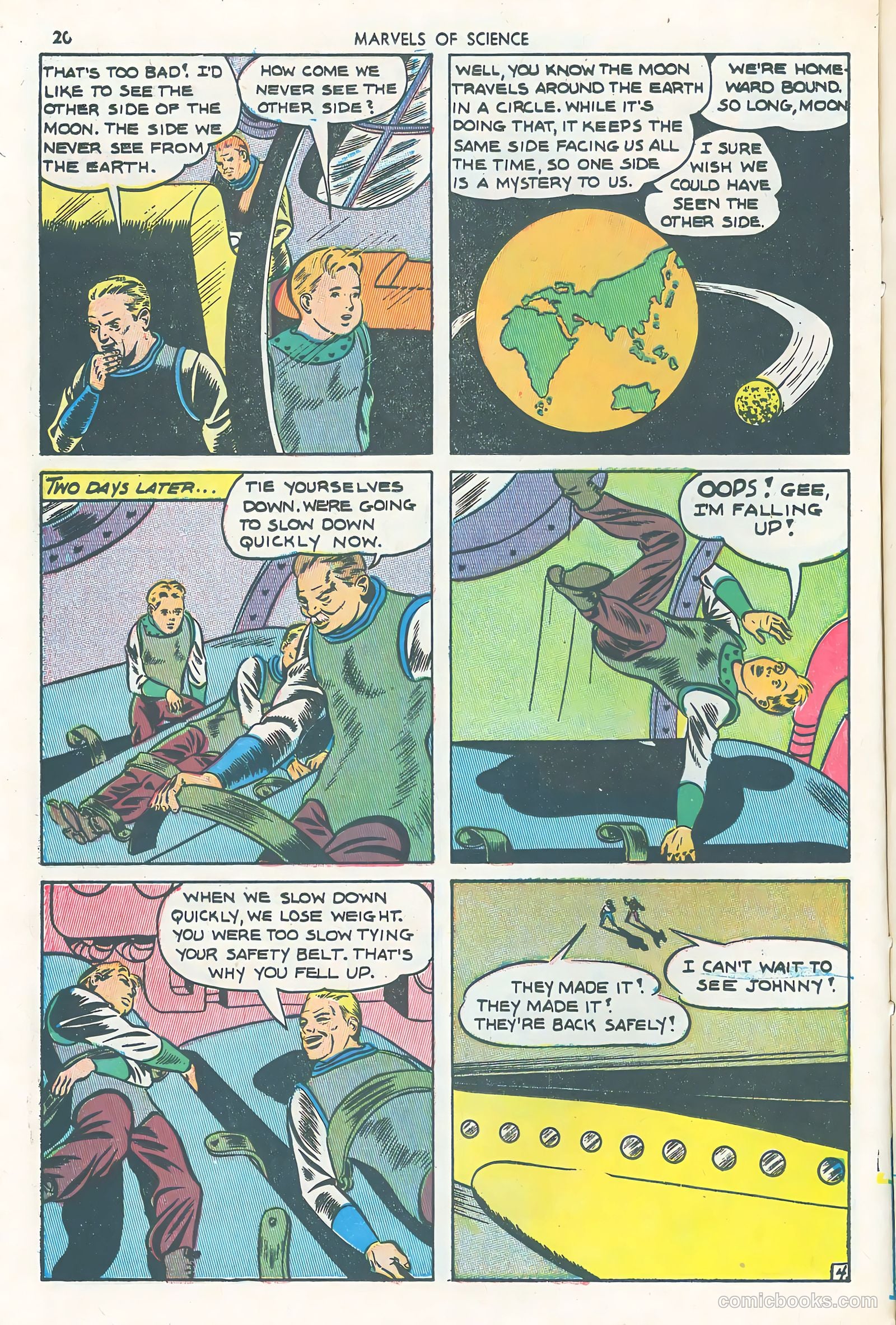 Marvels of Science #1 (1946) — page 22 of 52