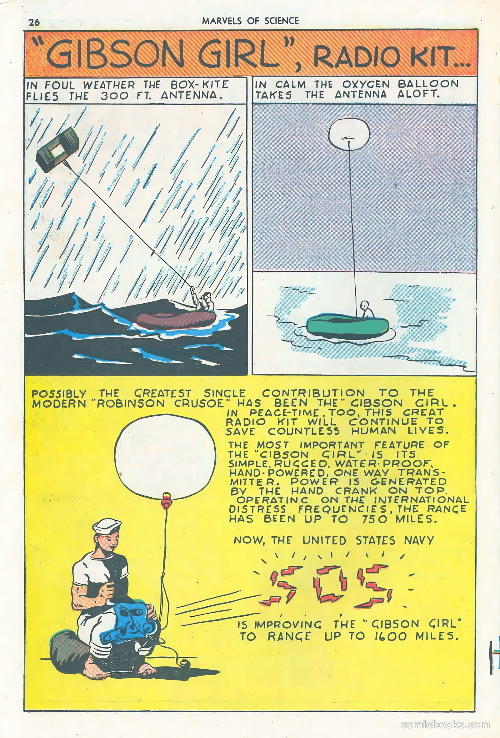 Marvels of Science #1 (1946) — page 28 of 52