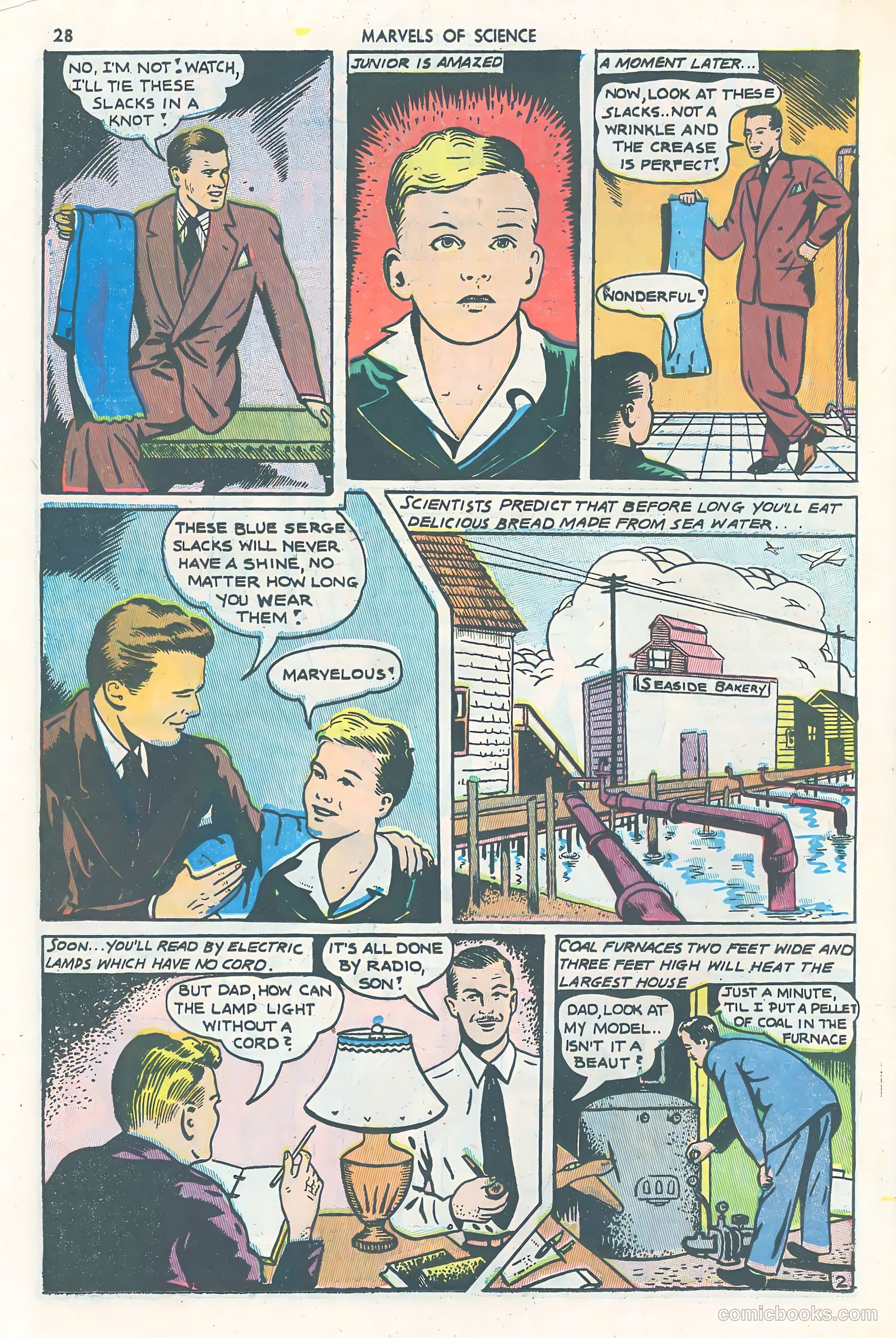 Marvels of Science #1 (1946) — page 30 of 52