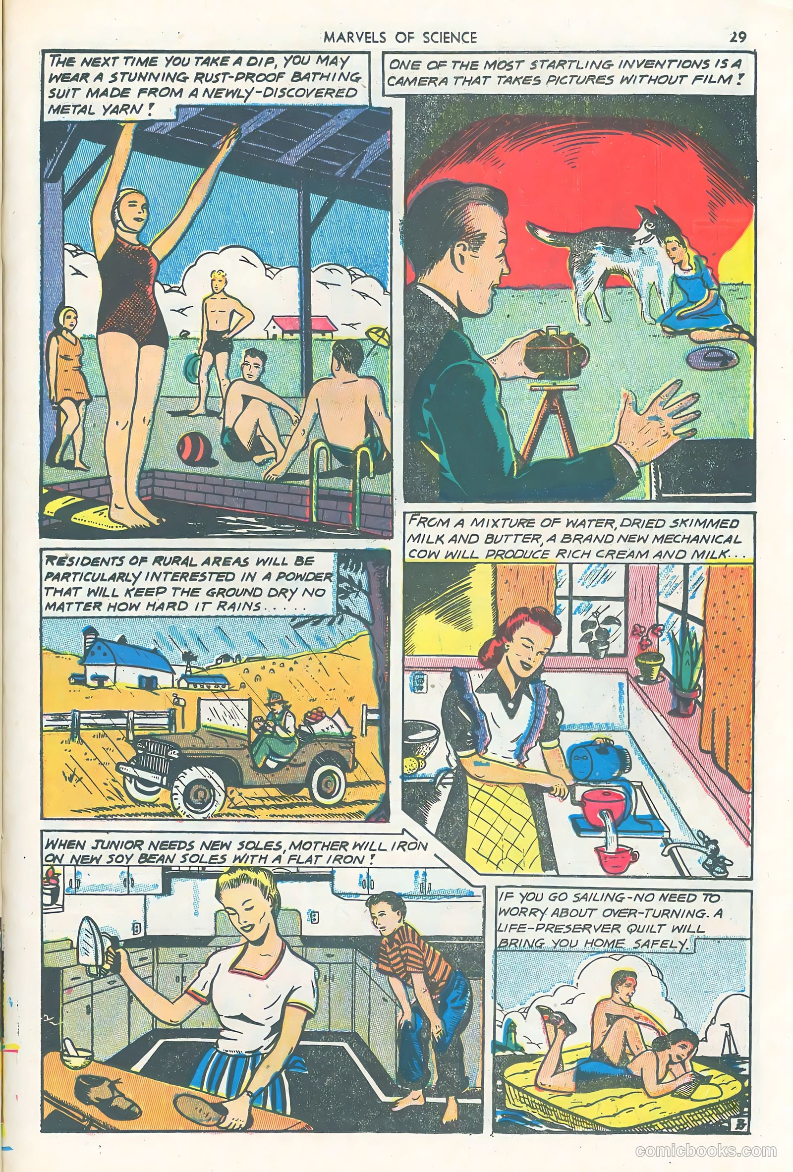 Marvels of Science #1 (1946) — page 31 of 52