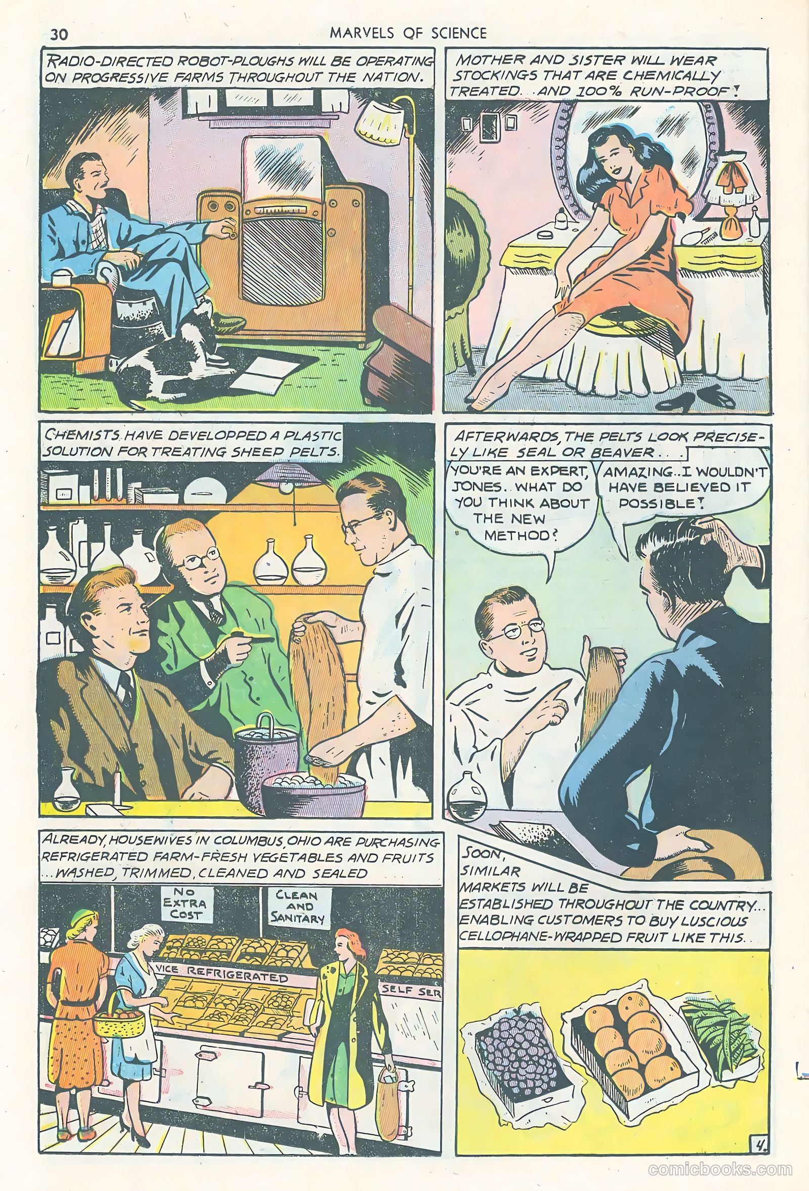 Marvels of Science #1 (1946) — page 32 of 52