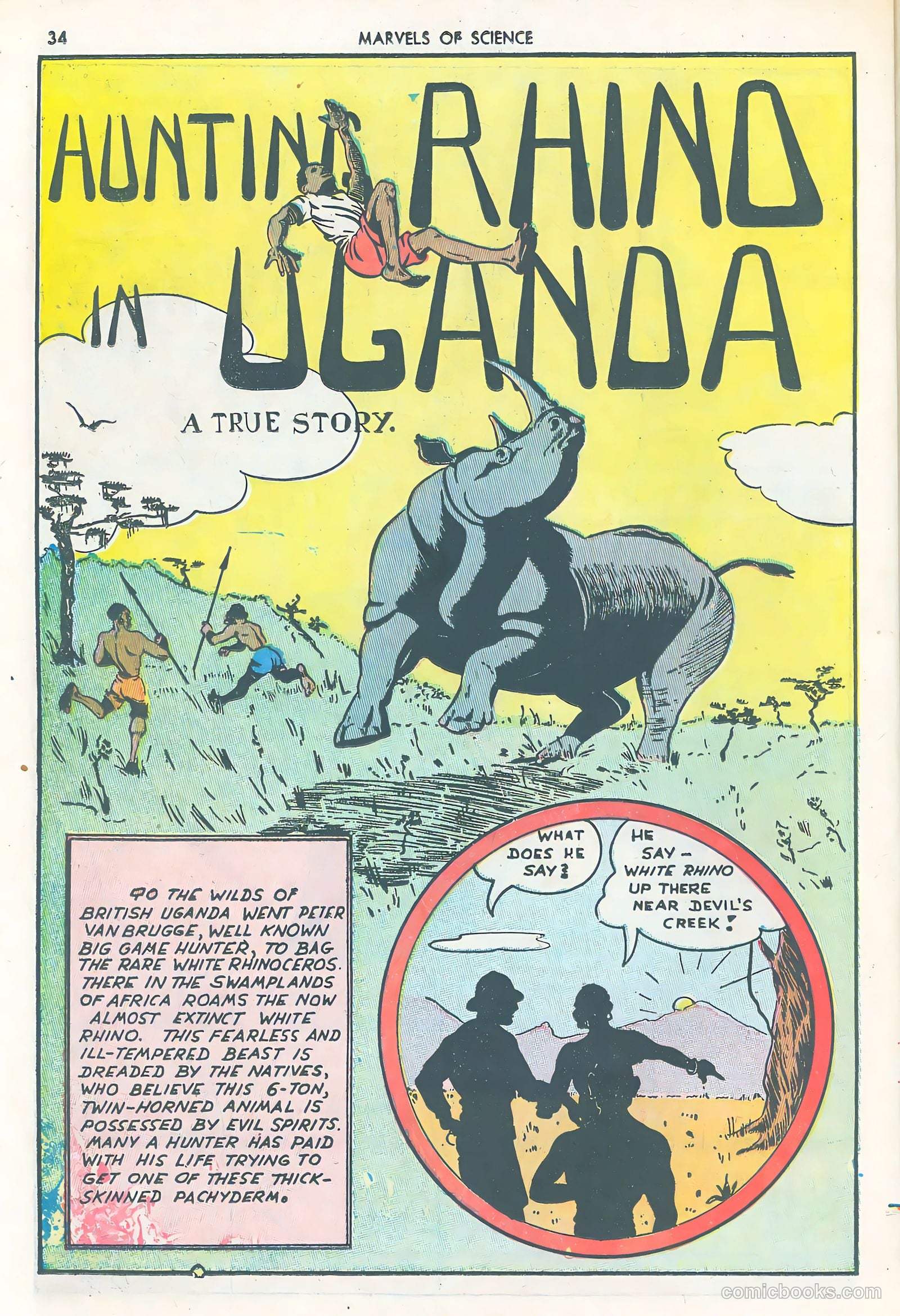 Marvels of Science #1 (1946) — page 36 of 52