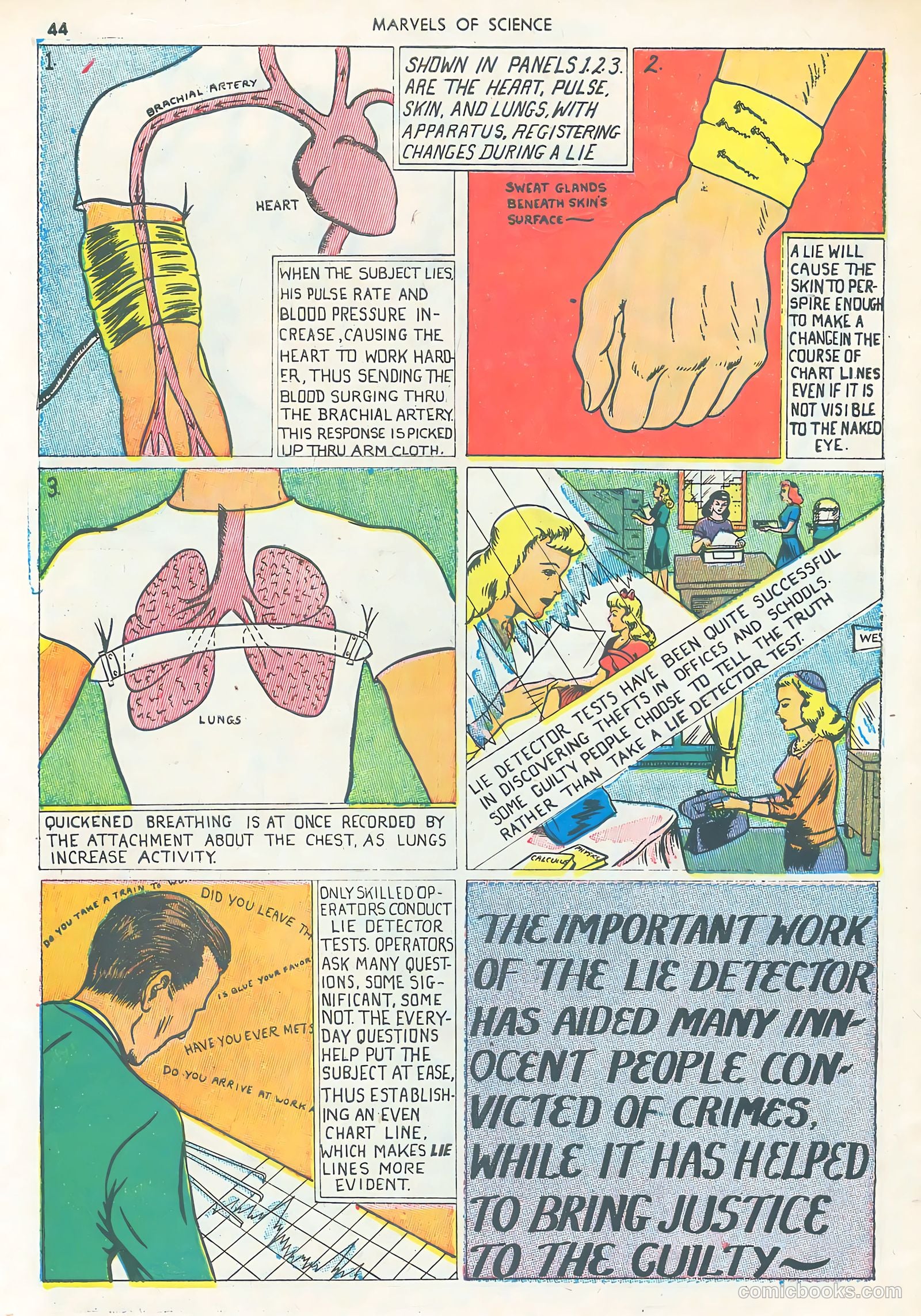 Marvels of Science #1 (1946) — page 46 of 52