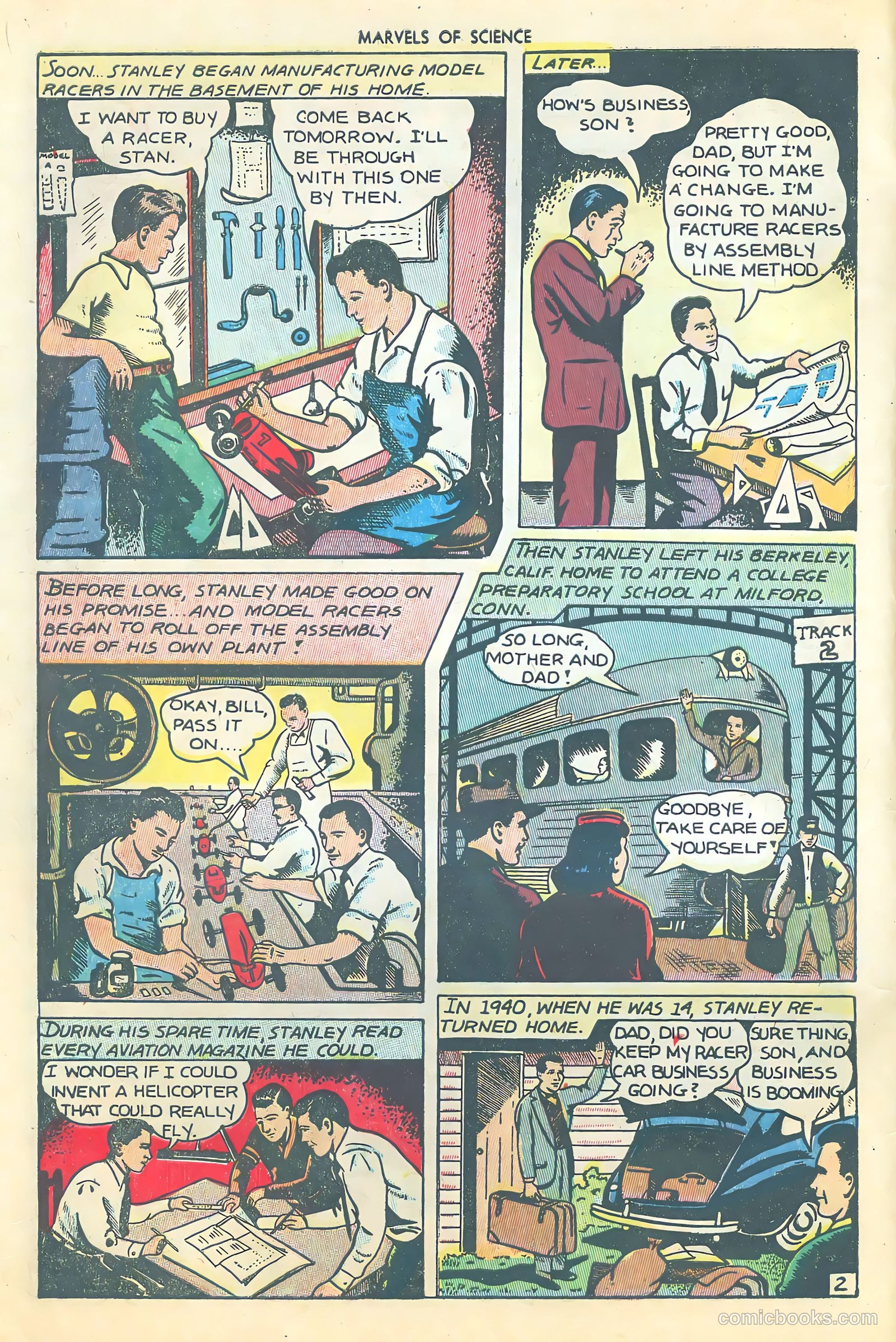 Marvels of Science #2 (1946) — page 4 of 52