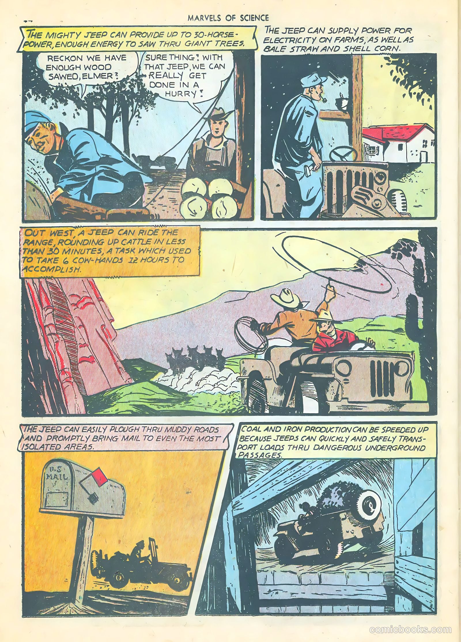 Marvels of Science #2 (1946) — page 36 of 52