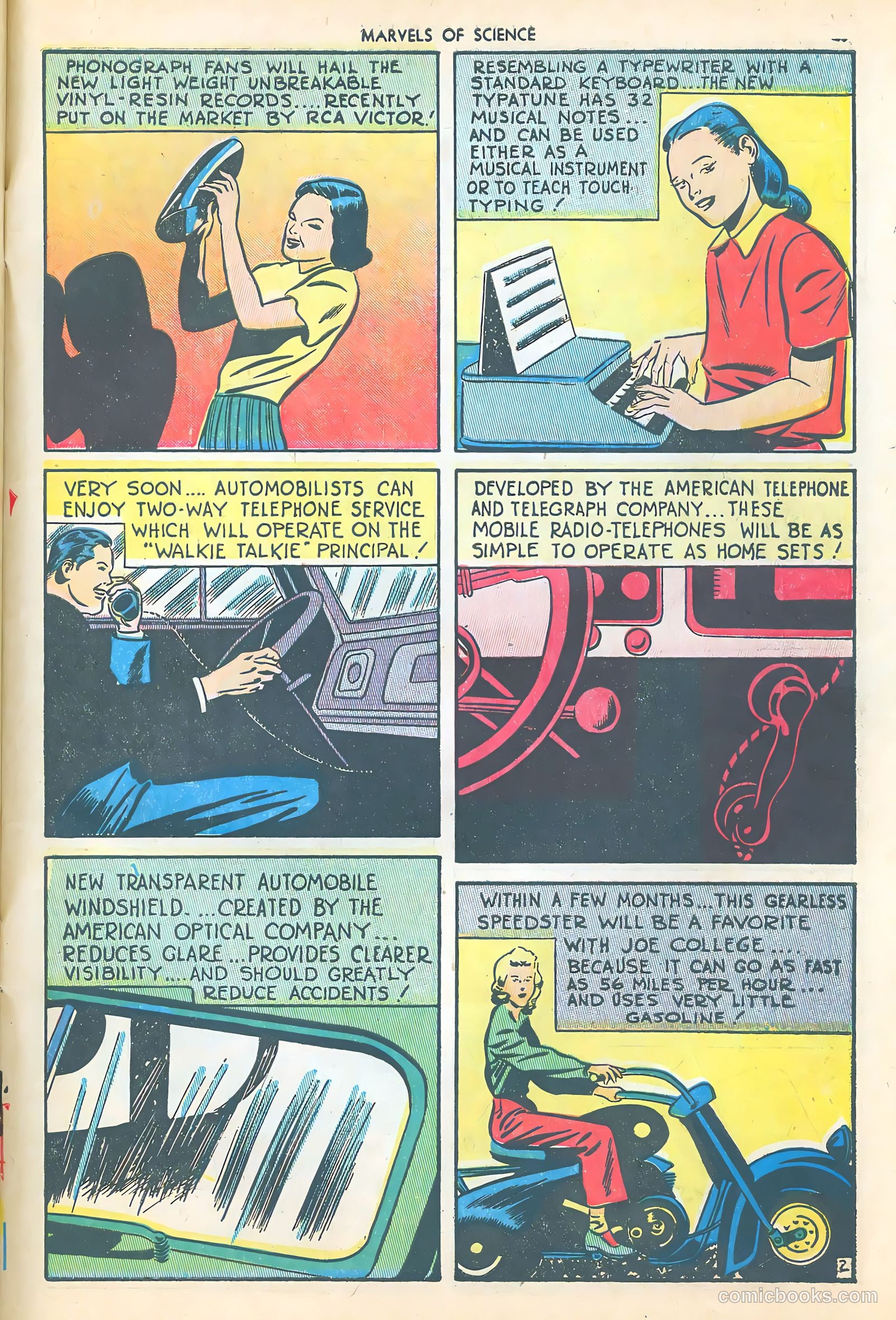 Marvels of Science #2 (1946) — page 49 of 52