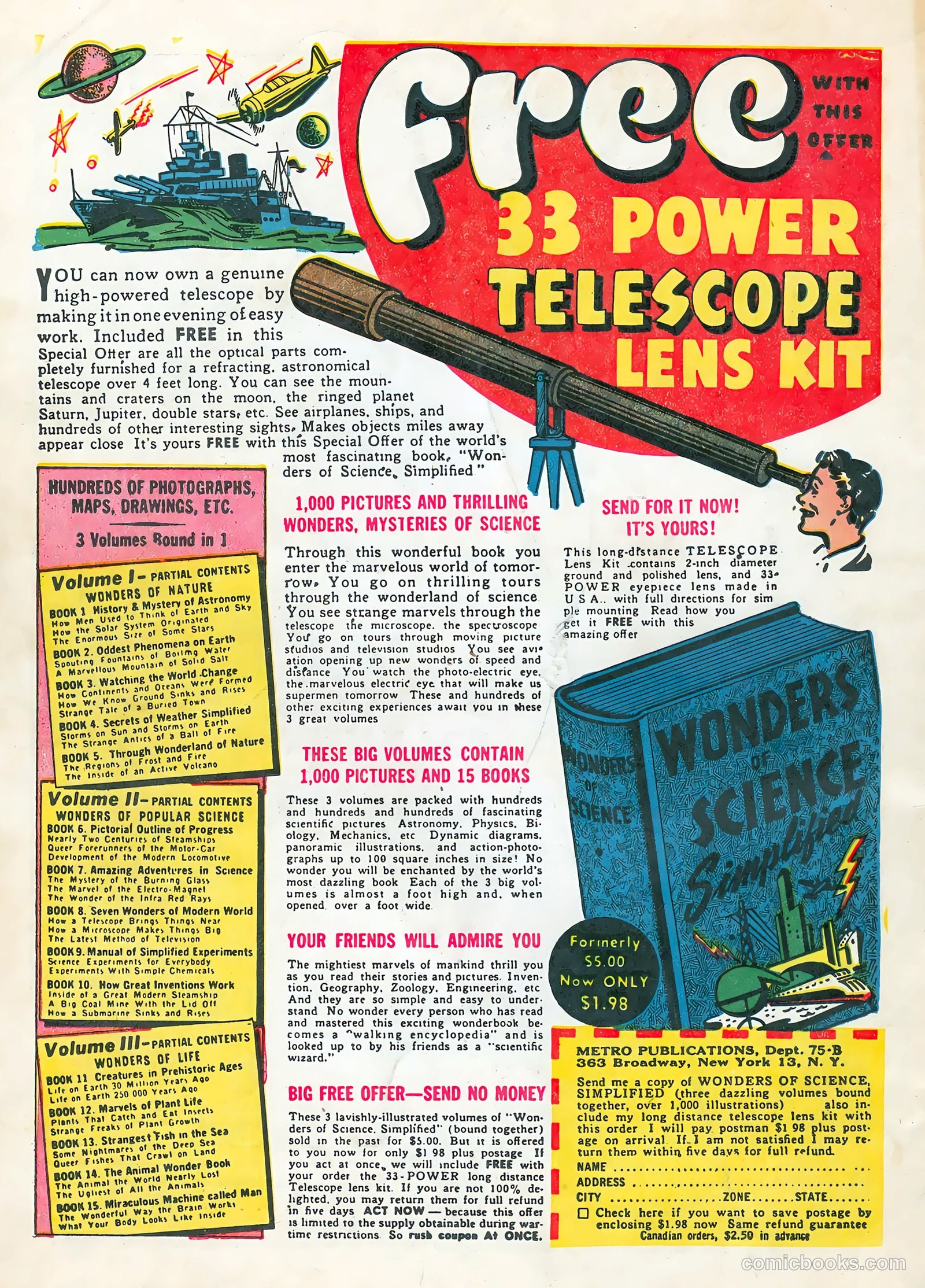 Marvels of Science #2 (1946) — page 52 of 52