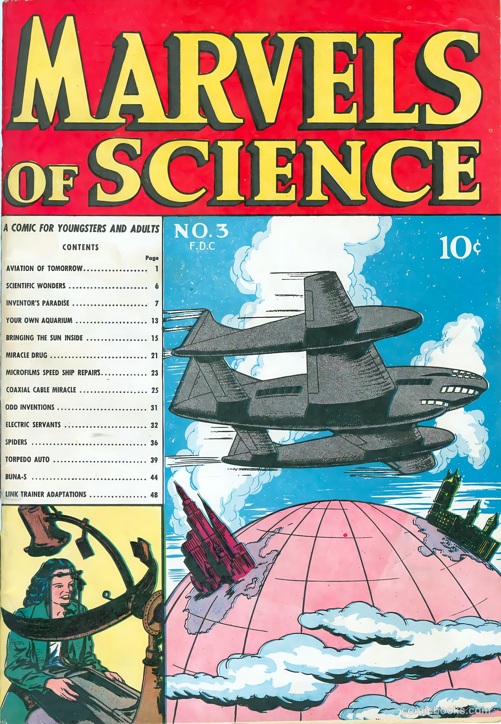 Marvels of Science #3 (1946) — page 1 of 52