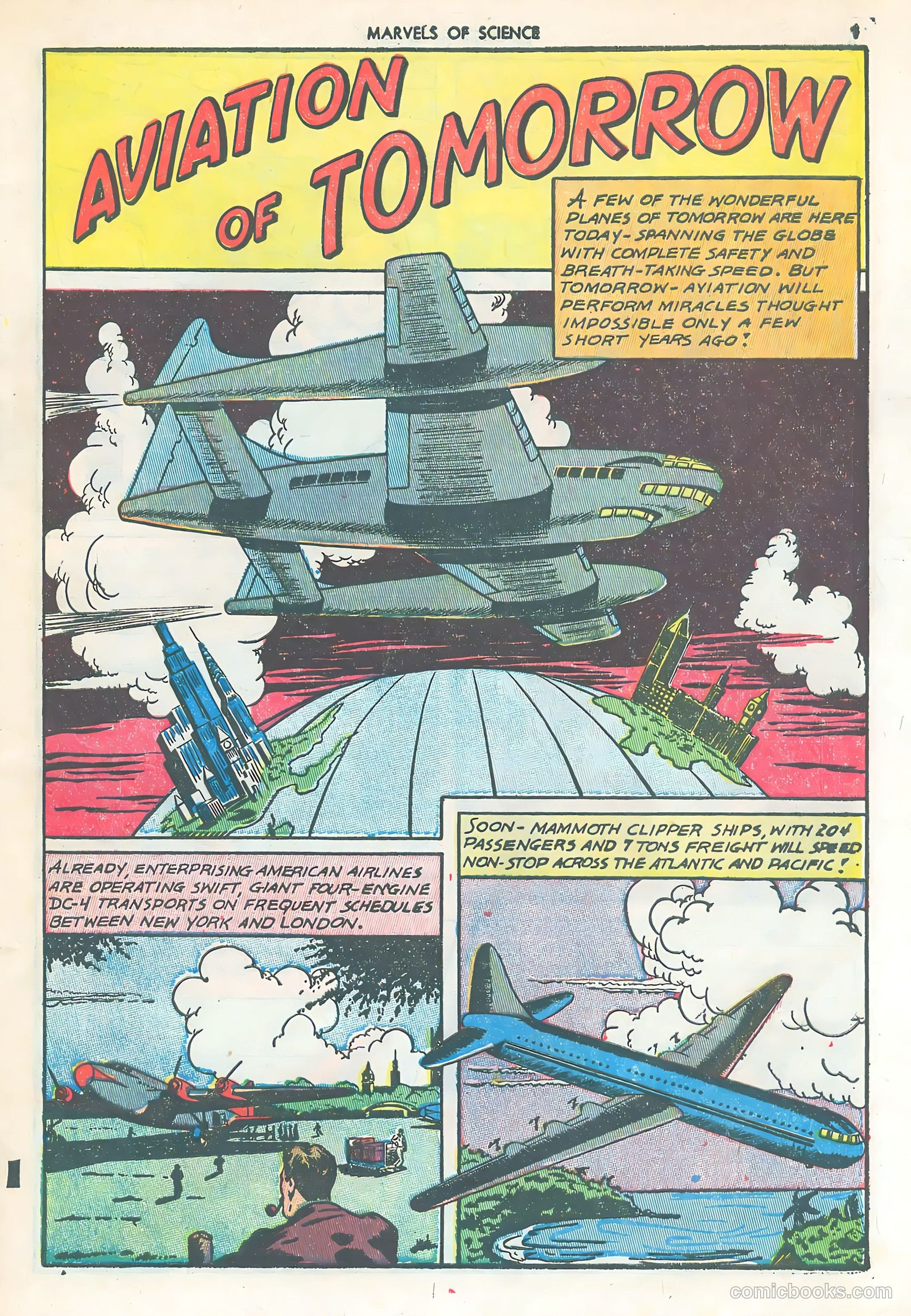 Marvels of Science #3 (1946) — page 3 of 52