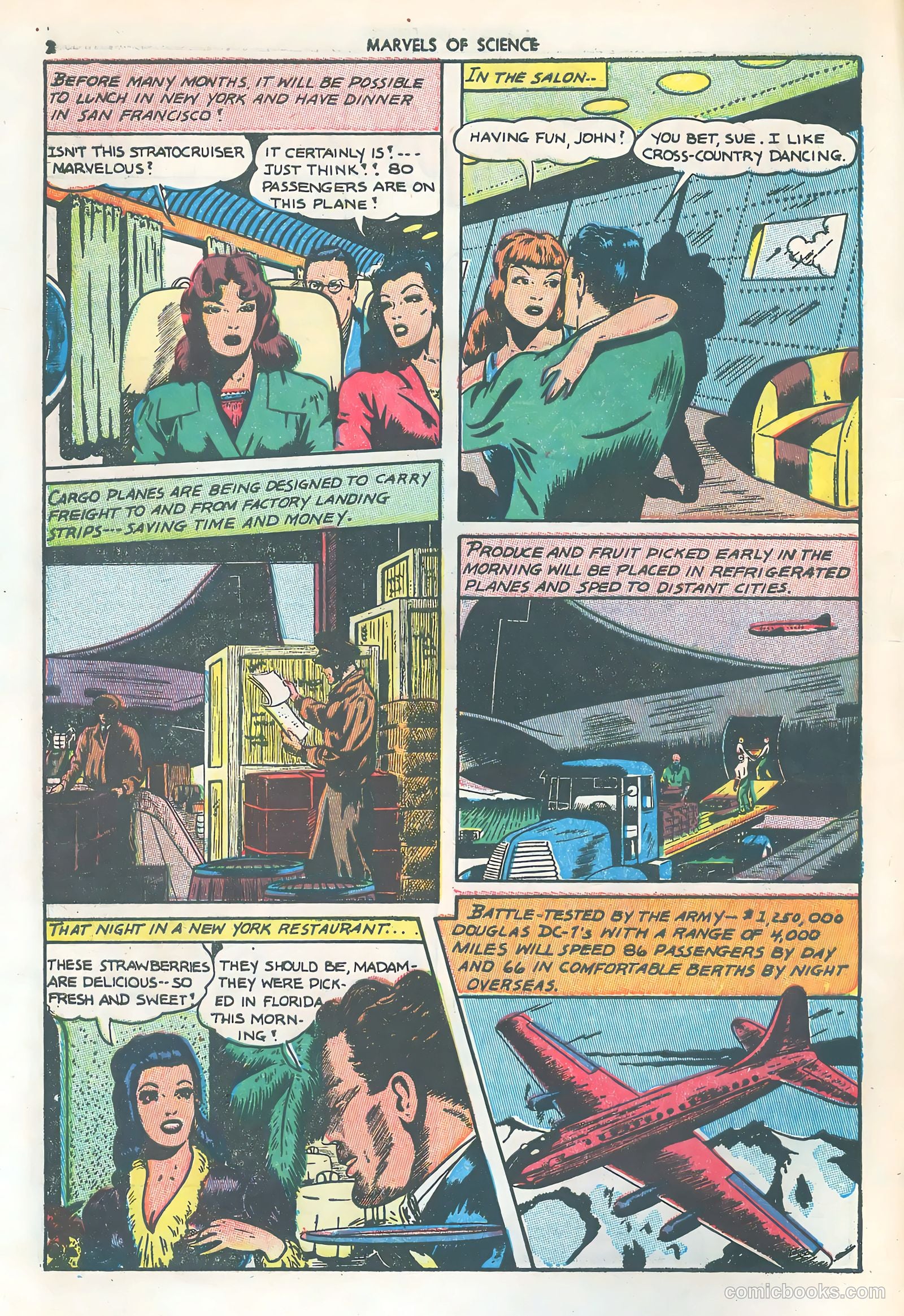 Marvels of Science #3 (1946) — page 4 of 52