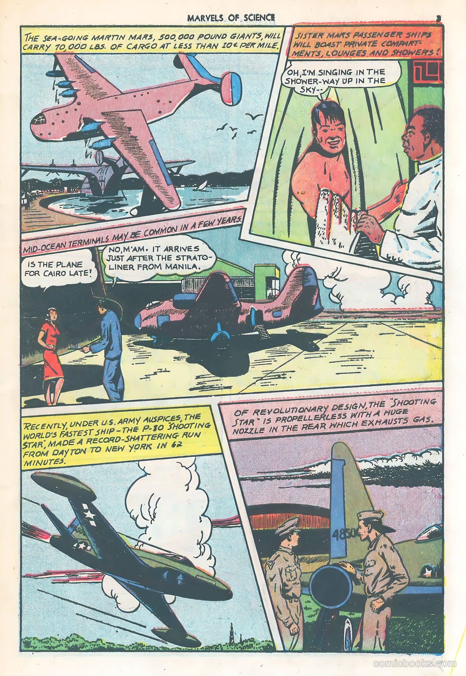 Marvels of Science #3 (1946) — page 5 of 52